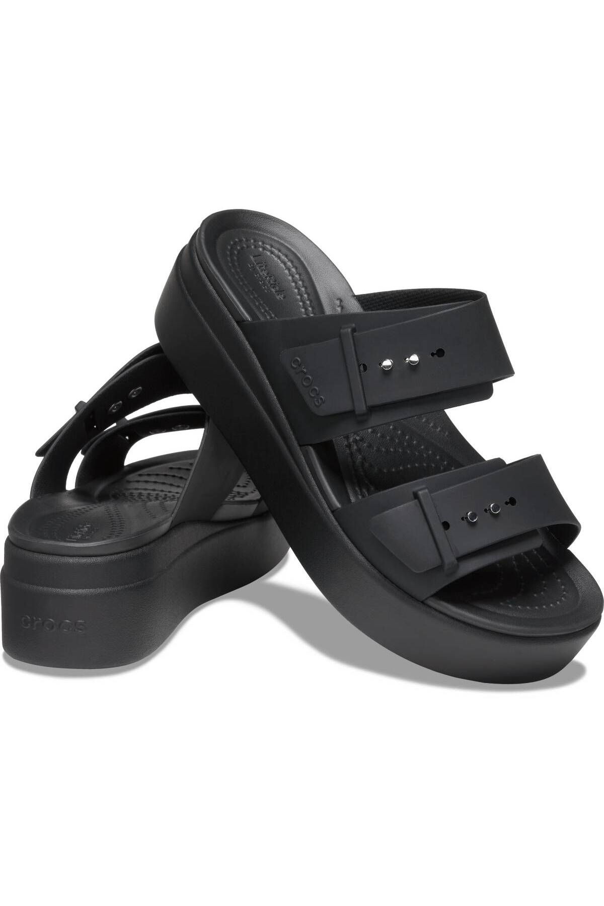 Crocs 207431-001 brooklyn buckle lowbdg sandalet