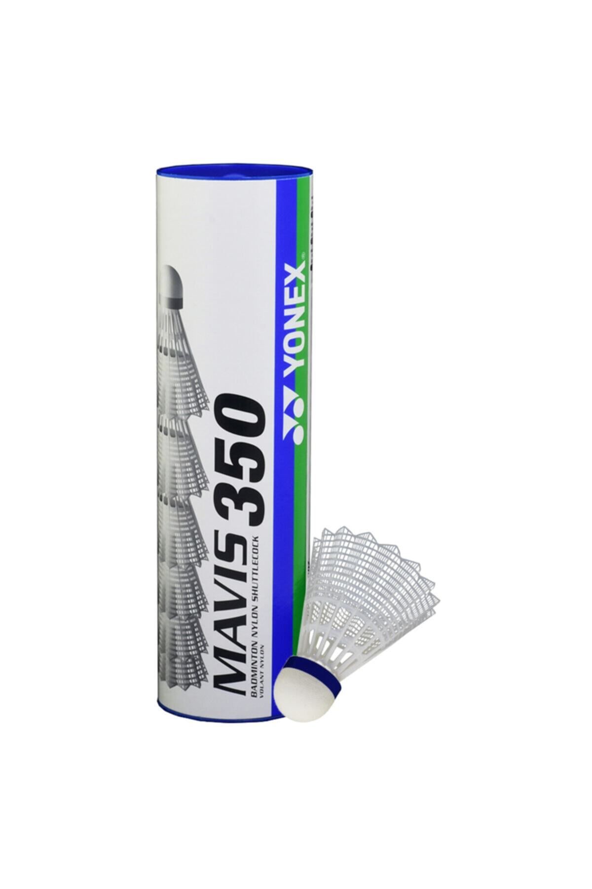 Yonex Maviis - 350 - M - Naylon Tüy Top 6'lı Beyaz