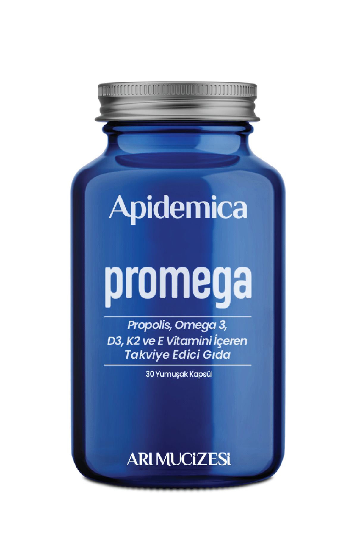 Arı Mucizesi Apidemica Promega ( Propolis, Omega 3, Vitamin D3, K2, E)