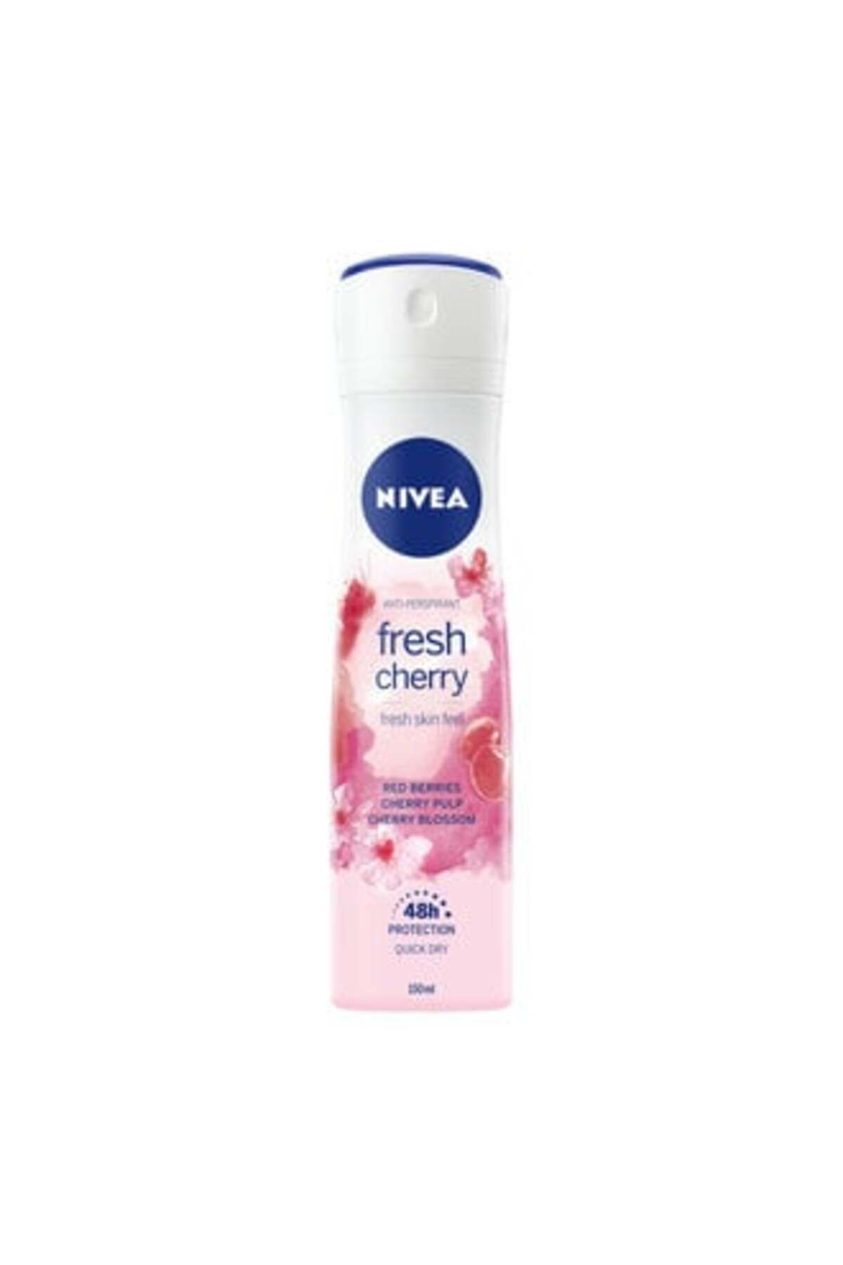NIVEA Kadın Sprey Deodorant Fresh Cherry 150 ml ( 1 ADET )