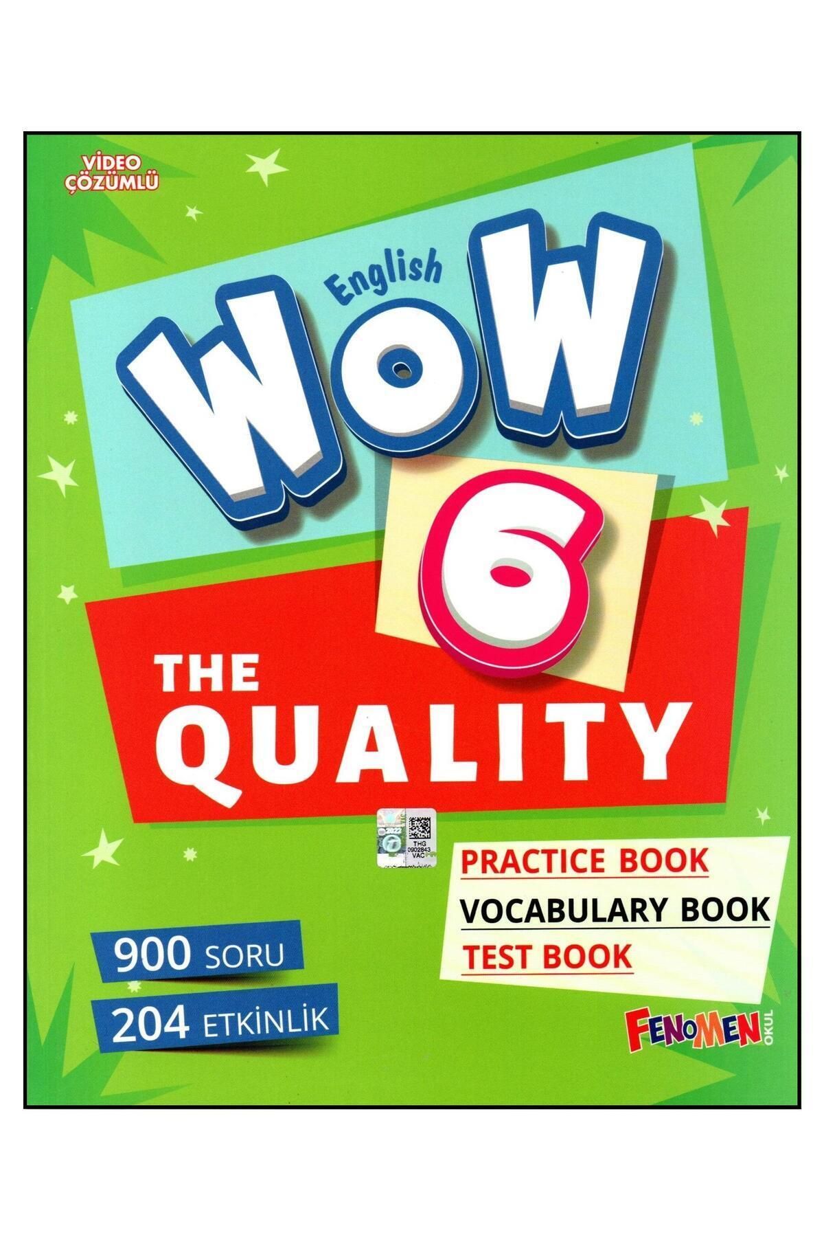 Fenomen Yayıncılık Fenomen Wow English 6. Sınıf The Quality Practice Book-Vocabulary Book-Test Book