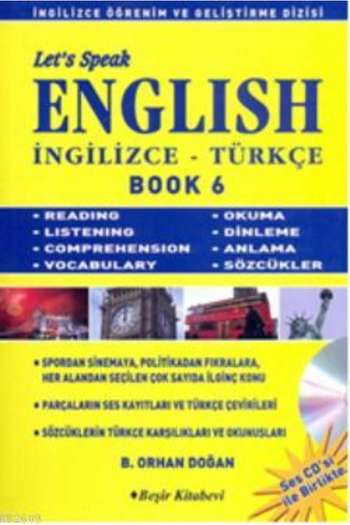 Beşir Kitabevi Lets Speak English Book 6; İngilizce-Türkçe