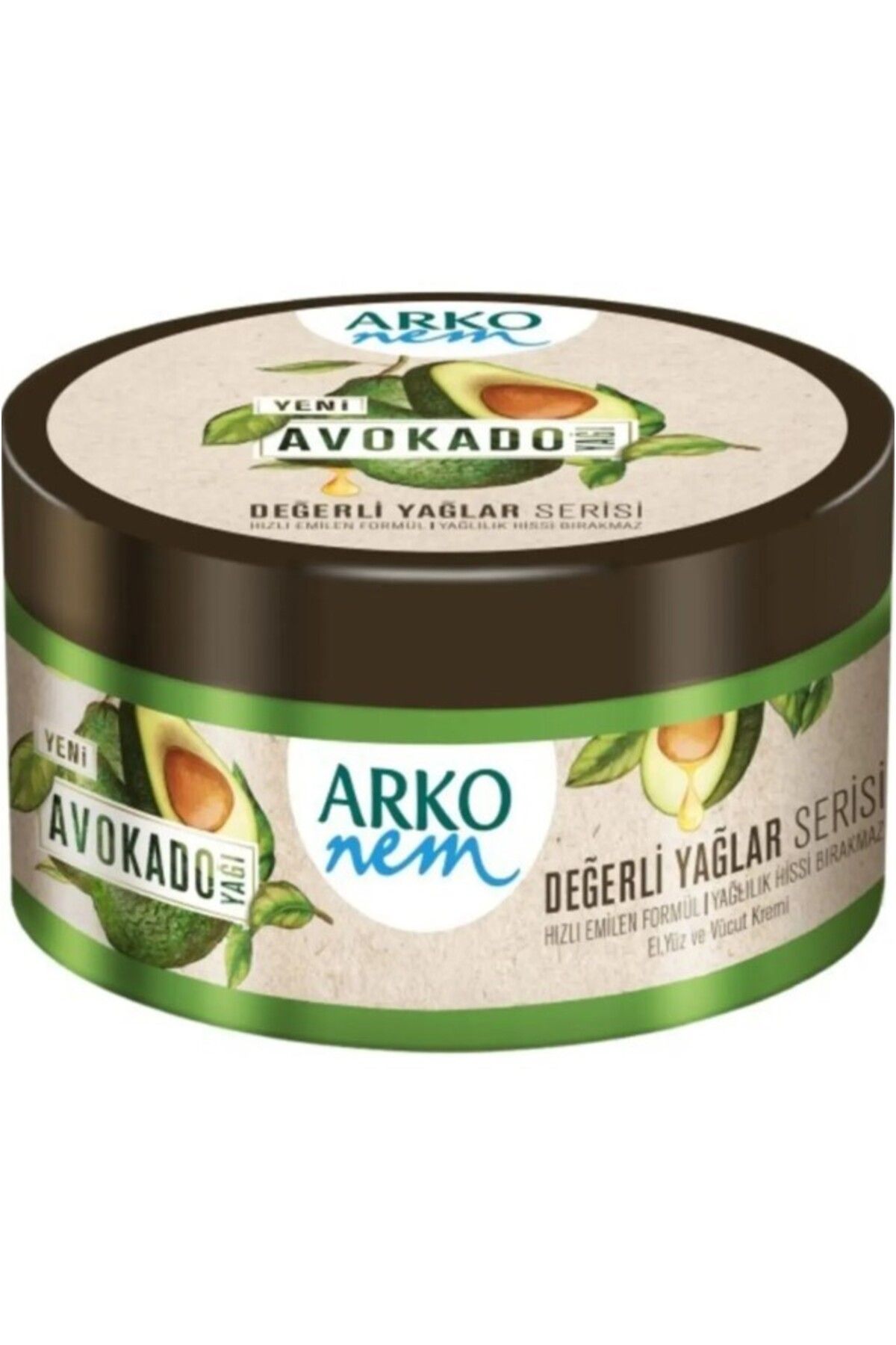 Arko Nem Değerli Yağlar Avokado Yağı El Ve Vücut Kremi 250 ml