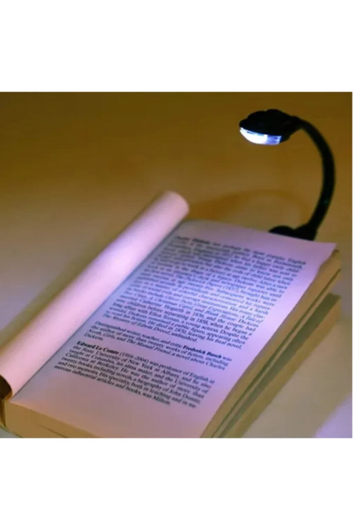 Interview Kitap Okuma Işığı Led Booklight Kıskaçlı Pilli Model