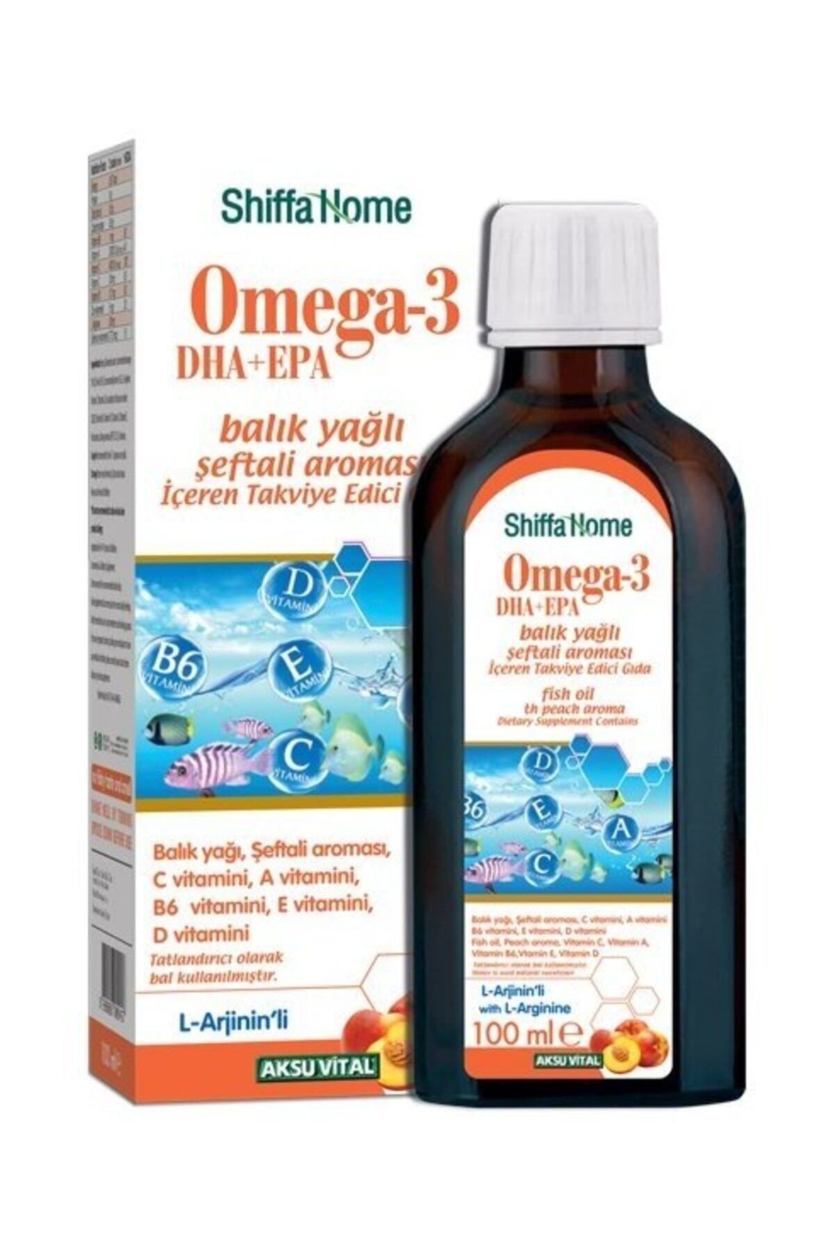 Aksu Vital Shiffa Home Omega-3 Epa+dha Balık Yağı Şeftali Aromalı