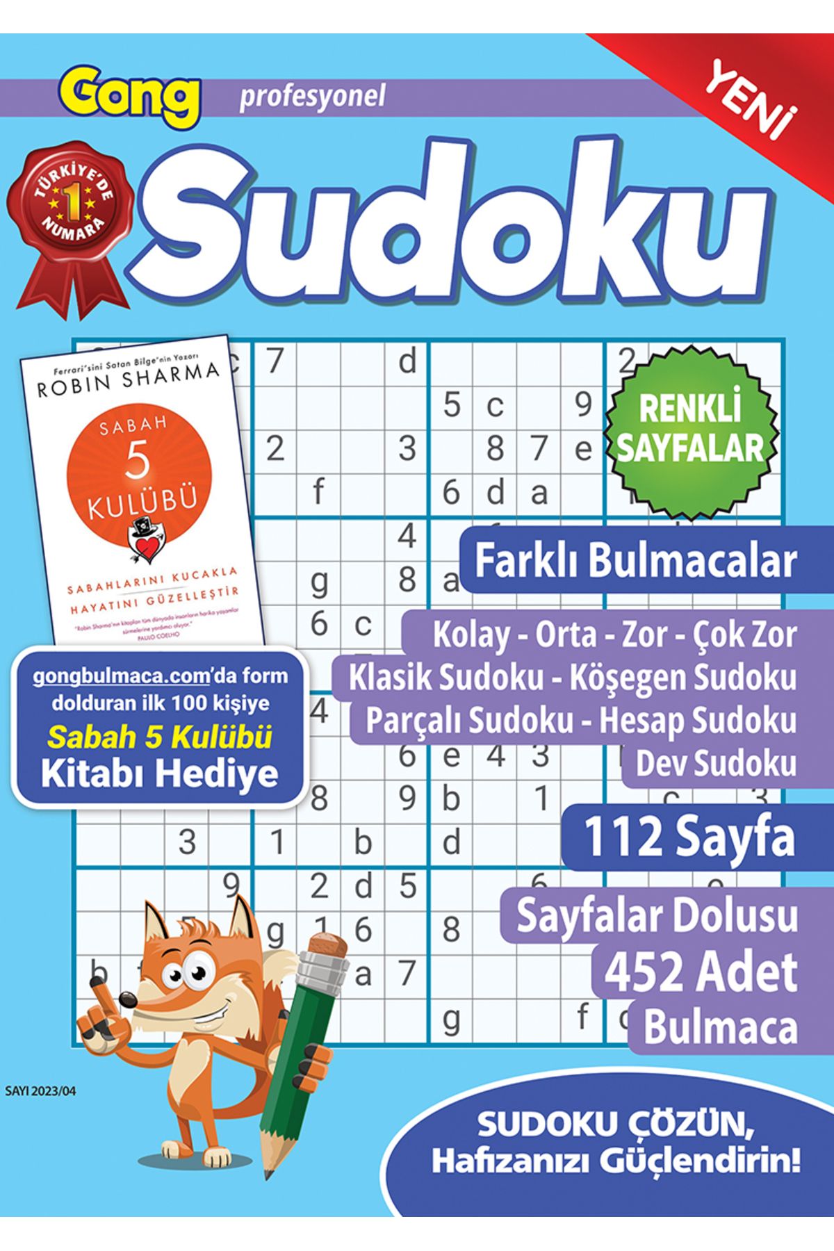 Gong Profesyonel Sudoku 016