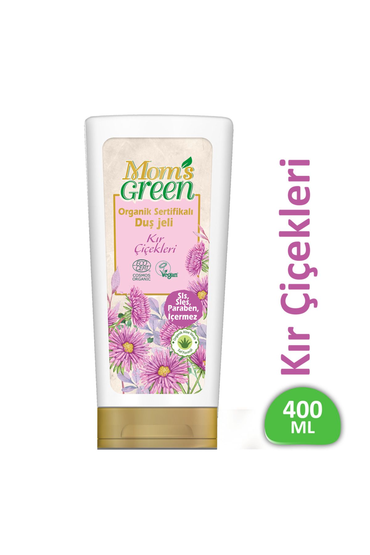 Mom's Green Organik Sertifikalı Duş Jeli Kır Çiçekleri 400 ml