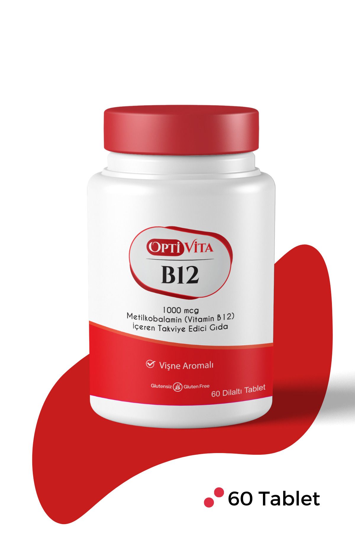 Optivita Vitamin B12 60 Tablet Metilkobalamin 1000 Mcg Dilaltı Tablet (METHYLCOBALAMİN)