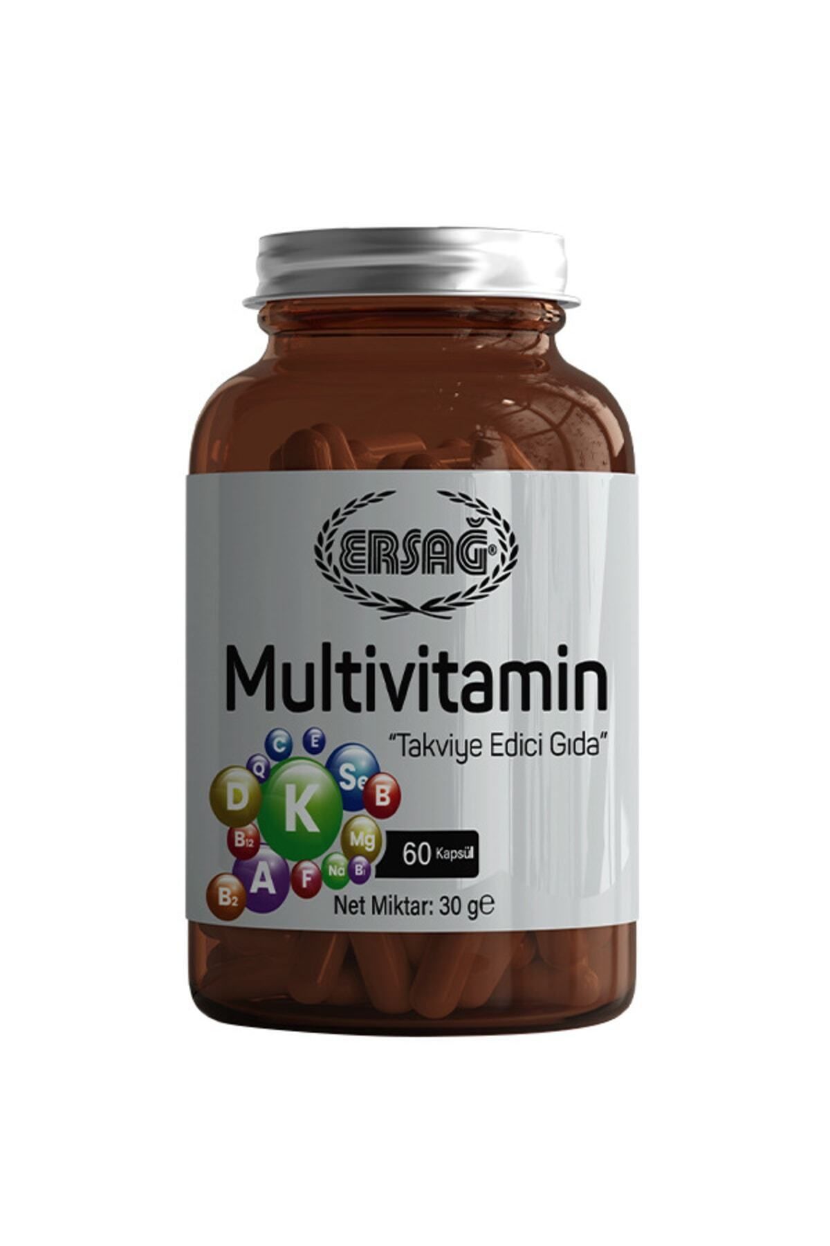 Ersağ Multivitamin Tablet 60 Kapsül