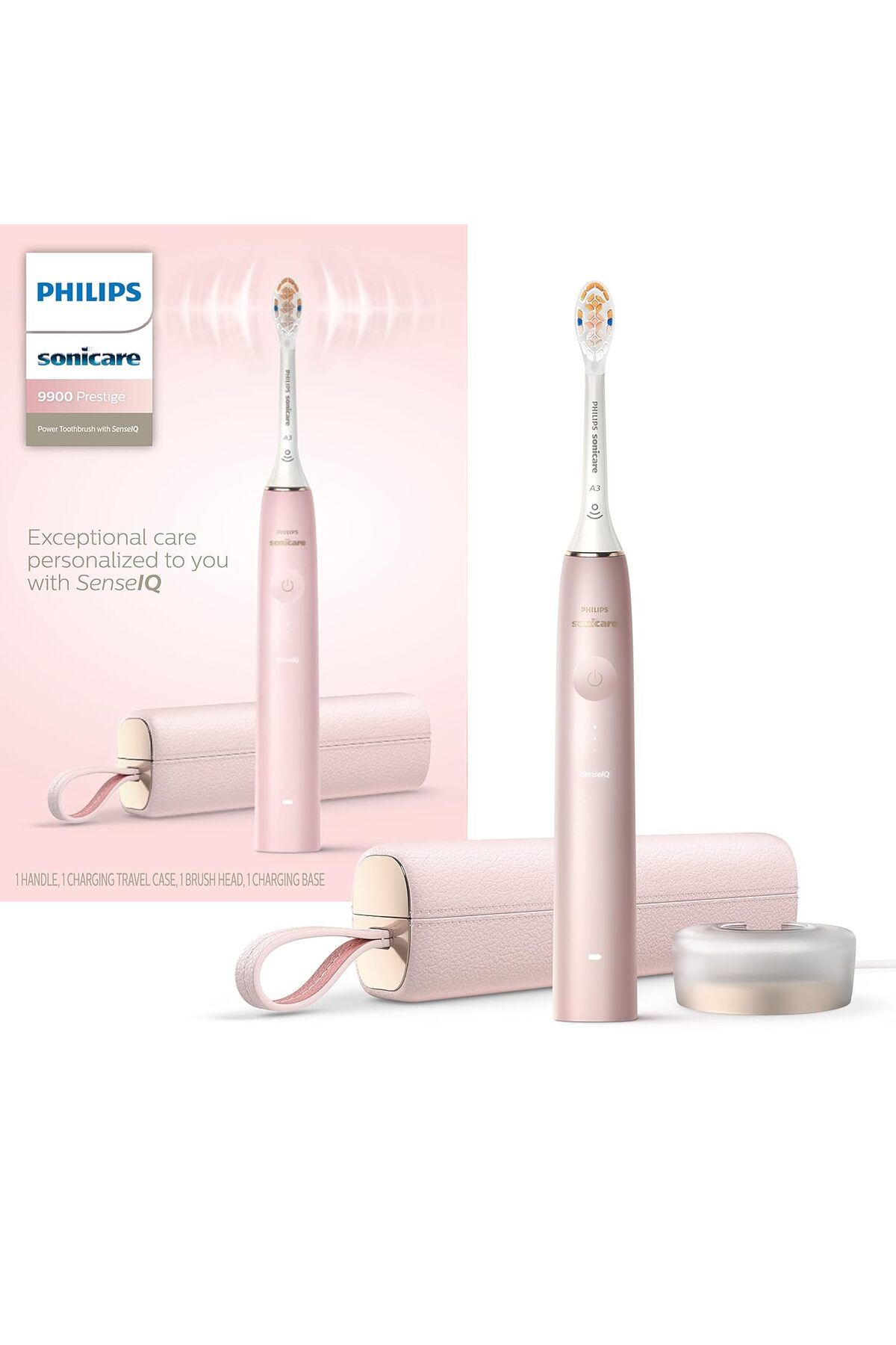 Philips Sonicare 9900 Prestige Şarj Edilebilir Elektrikli Diş Fırçası - Pembe