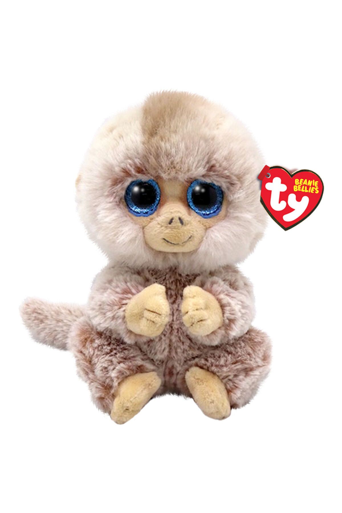 TY Beanie Boos Stubby Tan Monkey Maymun Peluş 15 Cm