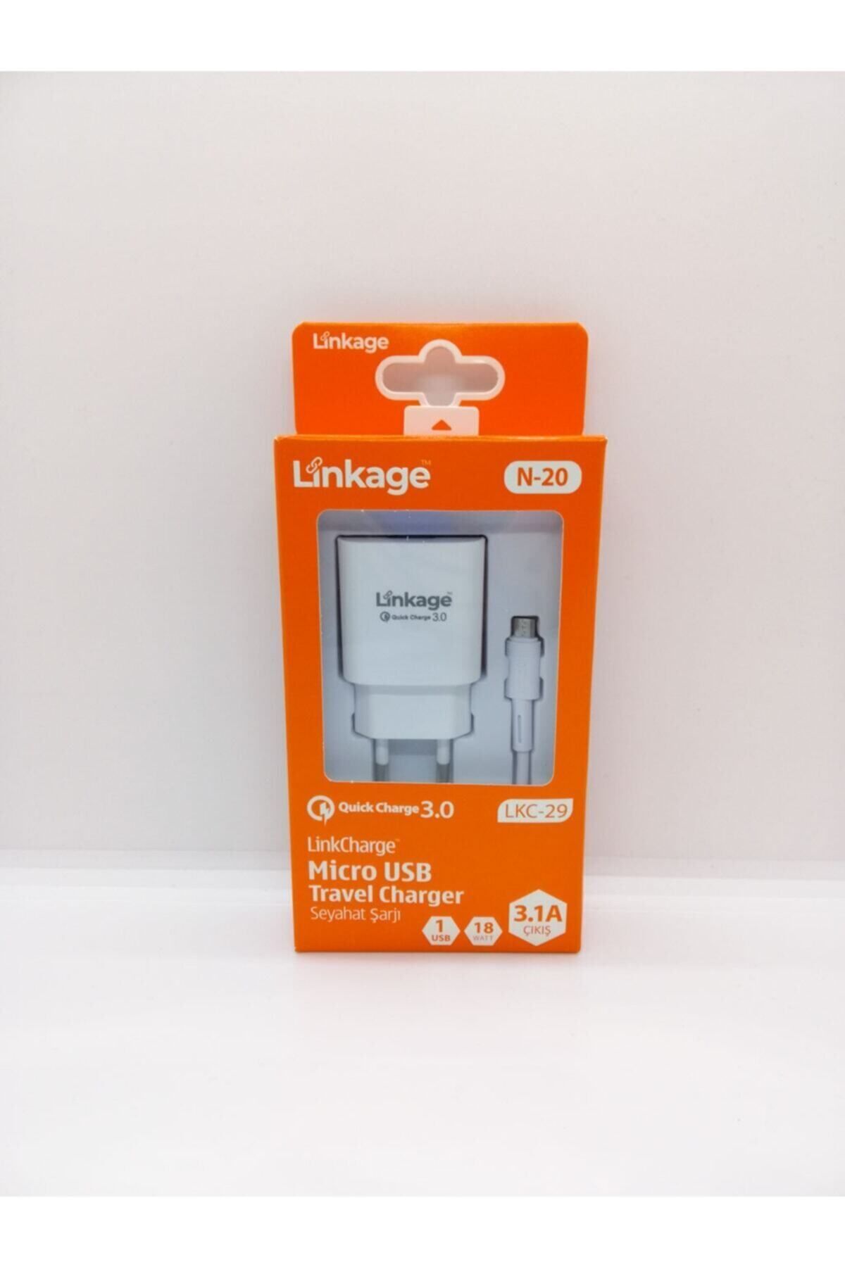 Linkage Micro Usb Şarj Cihazı 3.1a Çıkış 18 Watt 3.0 Quick Charge