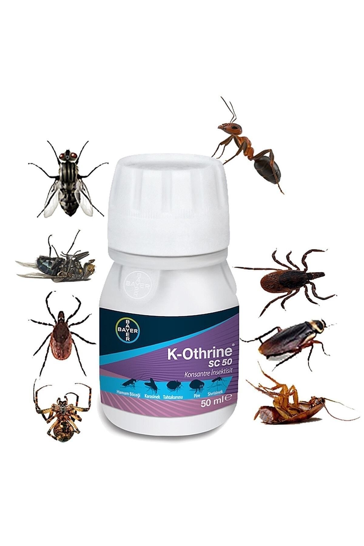 Bayer K-othrine Haşere Ilacı 50 ml Sivrisinek Karasinek Hamamböceği Kene Ve Akreplere Etkili