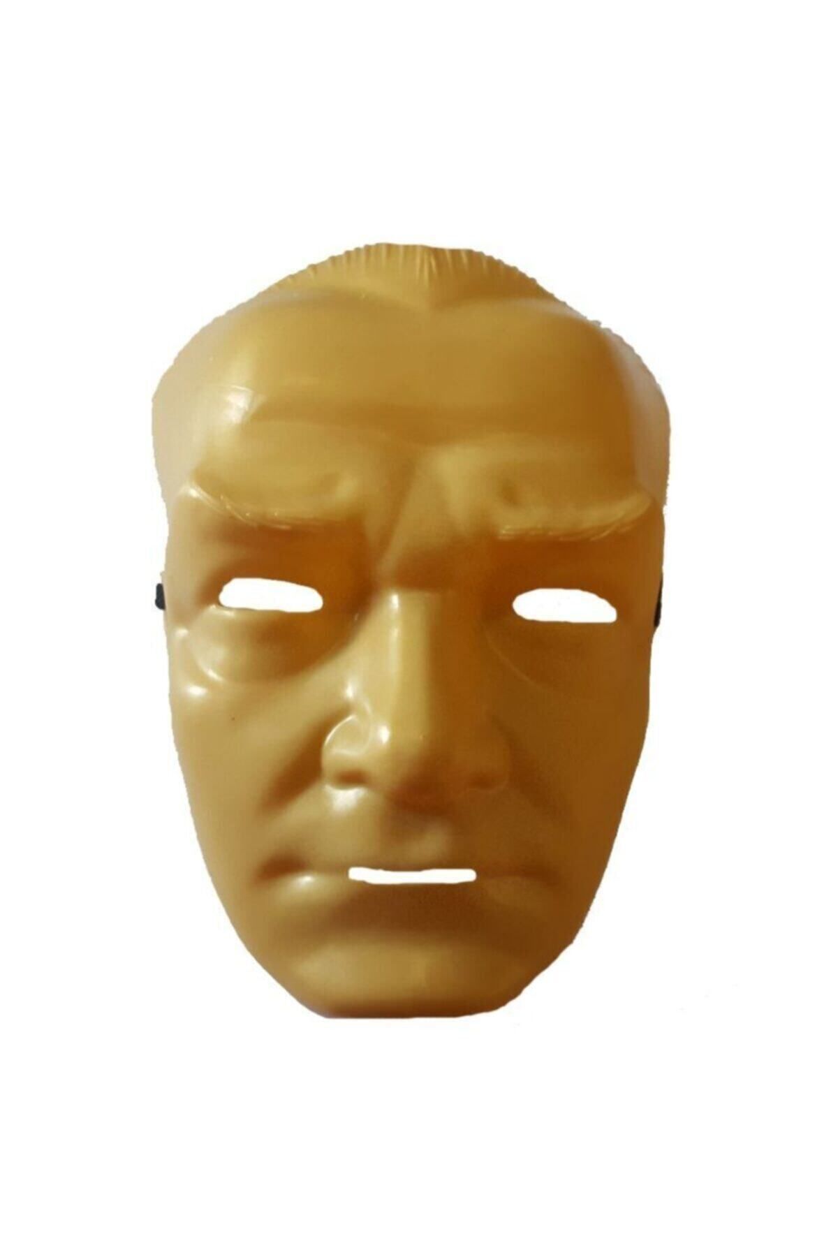 DilekKostüm Altın Sarısı Renk Mustafa Kemal Atatürk Maskesi Maske Ata