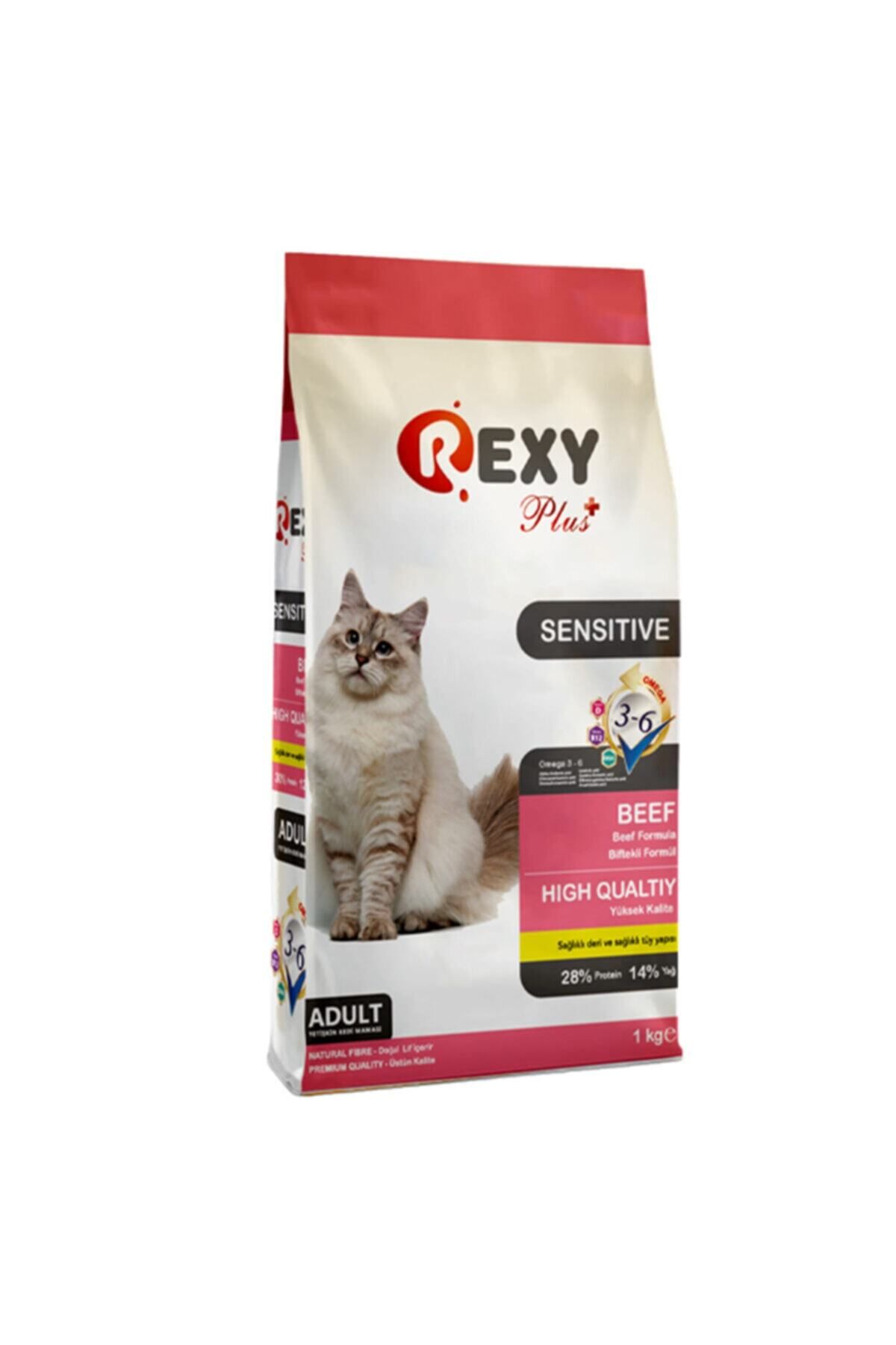 Rexy 1 Kg Yetişkin Kedi Maması ( Biftekli ) Kuru Mama