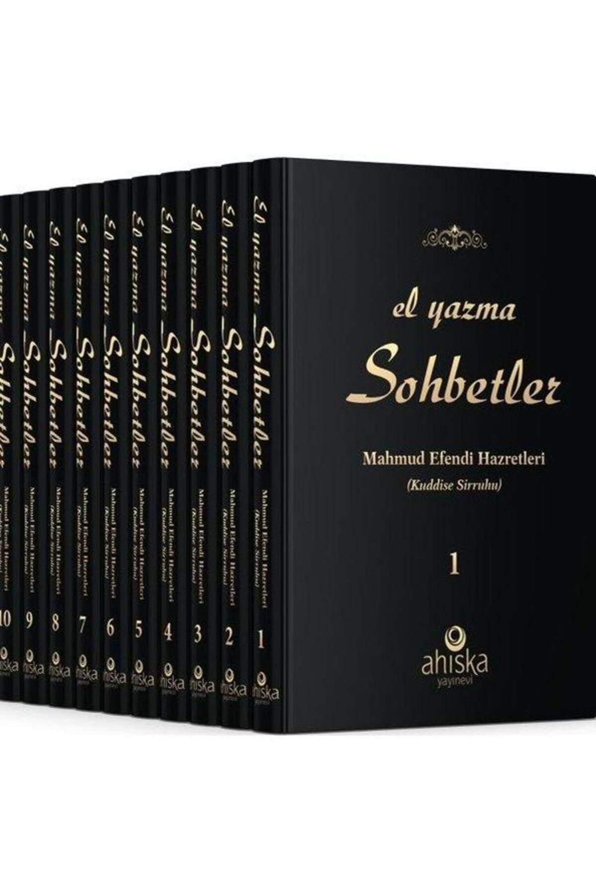 Ahıska Yayınevi El Yazma Sohbetler Seti Mahmud Efendi Hazretleri (Kuddise Sirruhü) 10 Kitap Takım