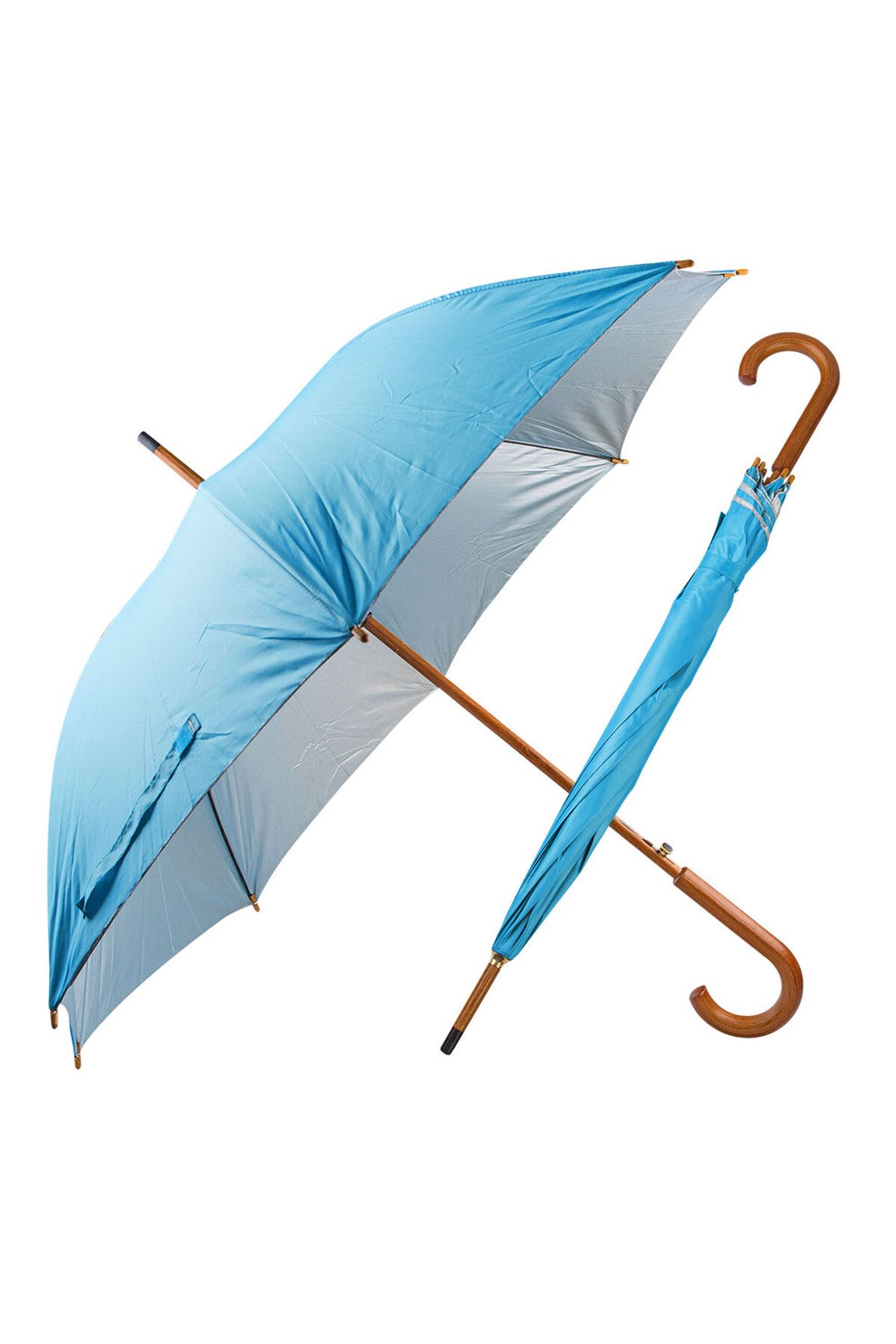AMALFİ Ahşap Saplı Tam Otomatik Şemsiye
