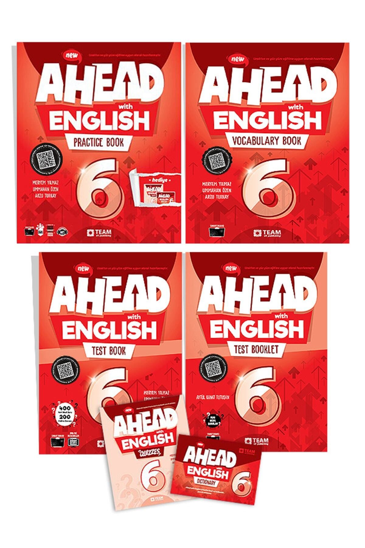 Team Elt Publishing Ahead With English 6. Sınıf 4lü Set *Practice Book Test Book Vocabulary Book Test Booklet