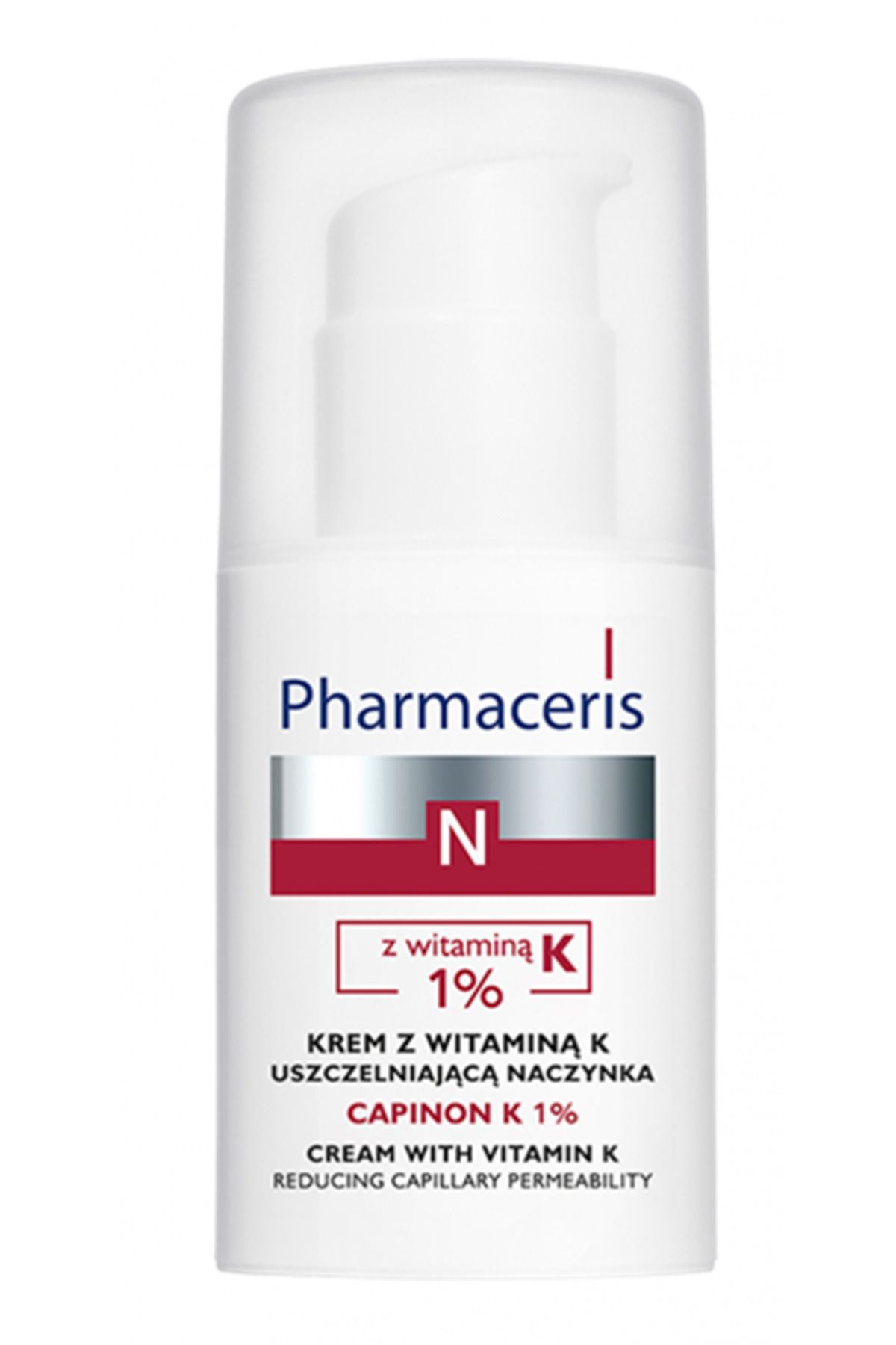 Pharmaceris Capinon K %1 Cream With Vitamin K Reducing Capillary Permeability 30 ml