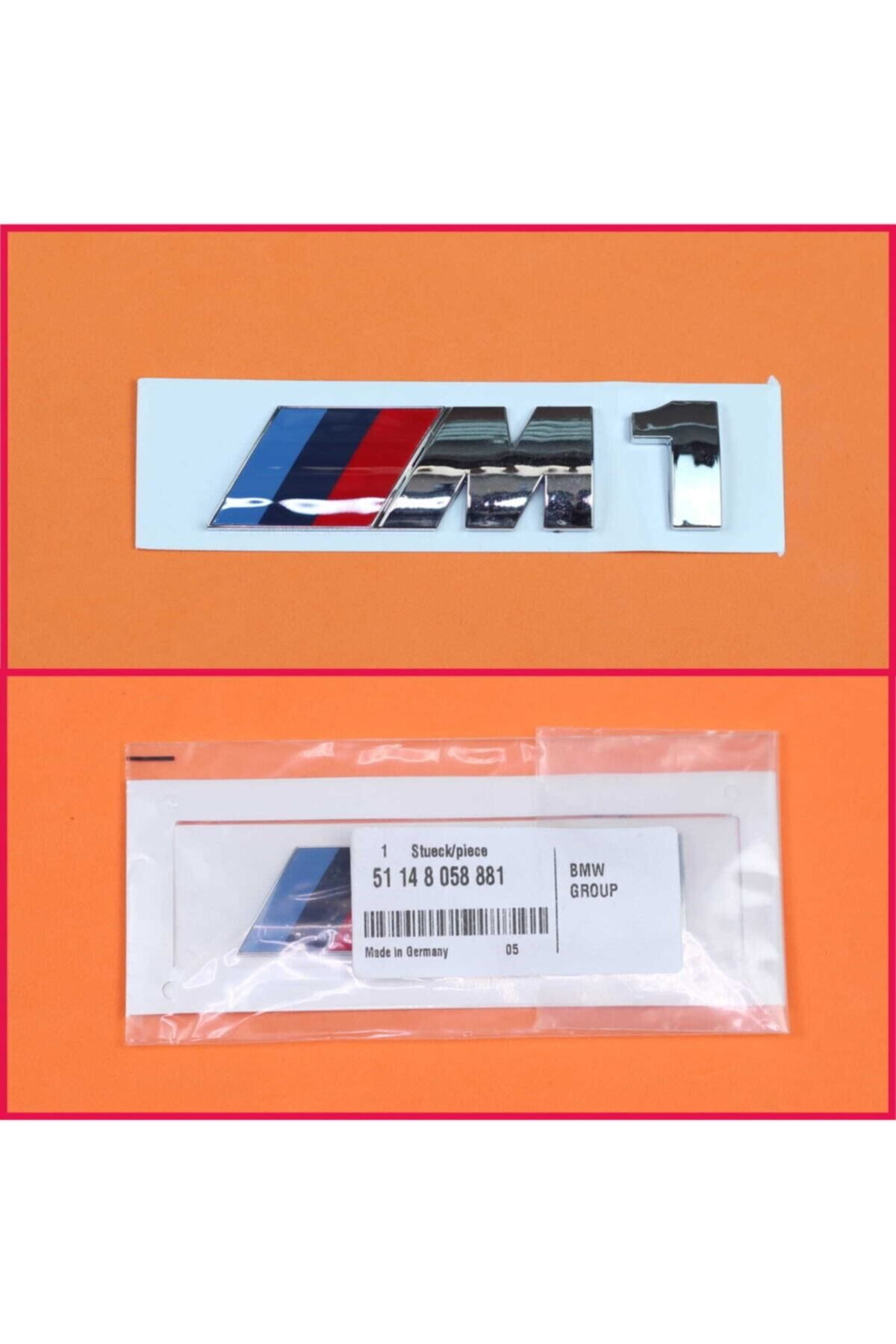 EDEXPORT Bmw E87 F20 M1 Krom Bagaj Yazısı Yazı 77mm 51148058881