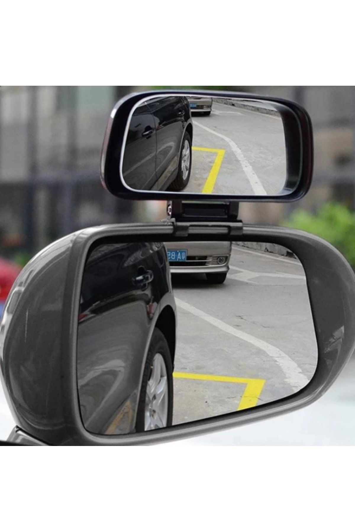 Cartex Oto Araç Araba Yan Ayna Ek Kör Nokta Aynası Eğitmen Aynası (10x4 CM)