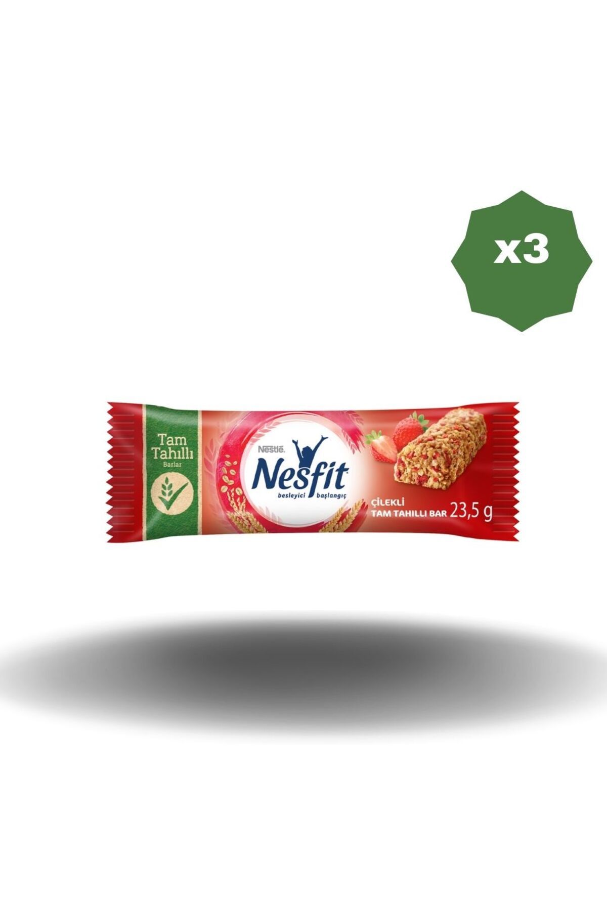 Nestle NESFİT ÇİLEKLİ BAR 23,5 GR X 3 ADET