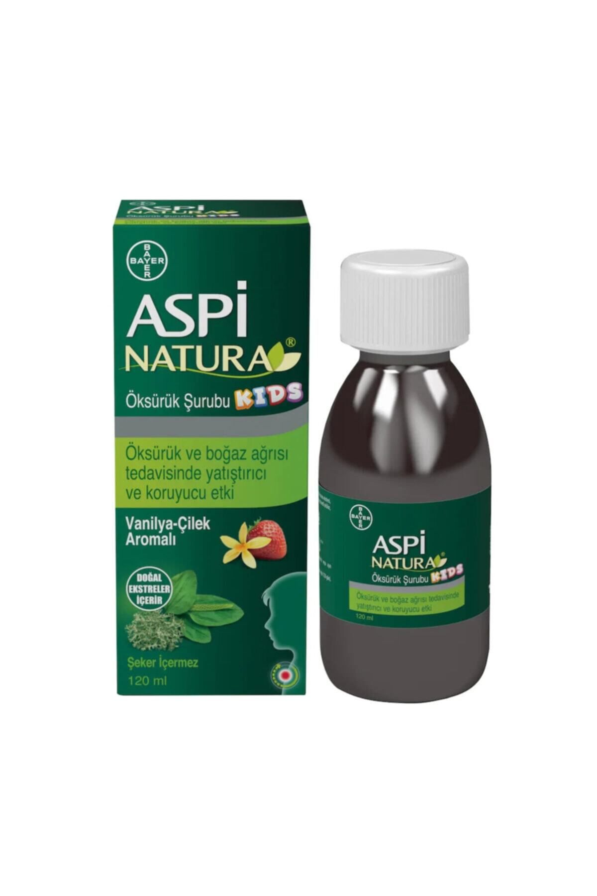 Bayer Aspinatura Kids Şurubu Vanilya-Çilek Aromalı 120ml
