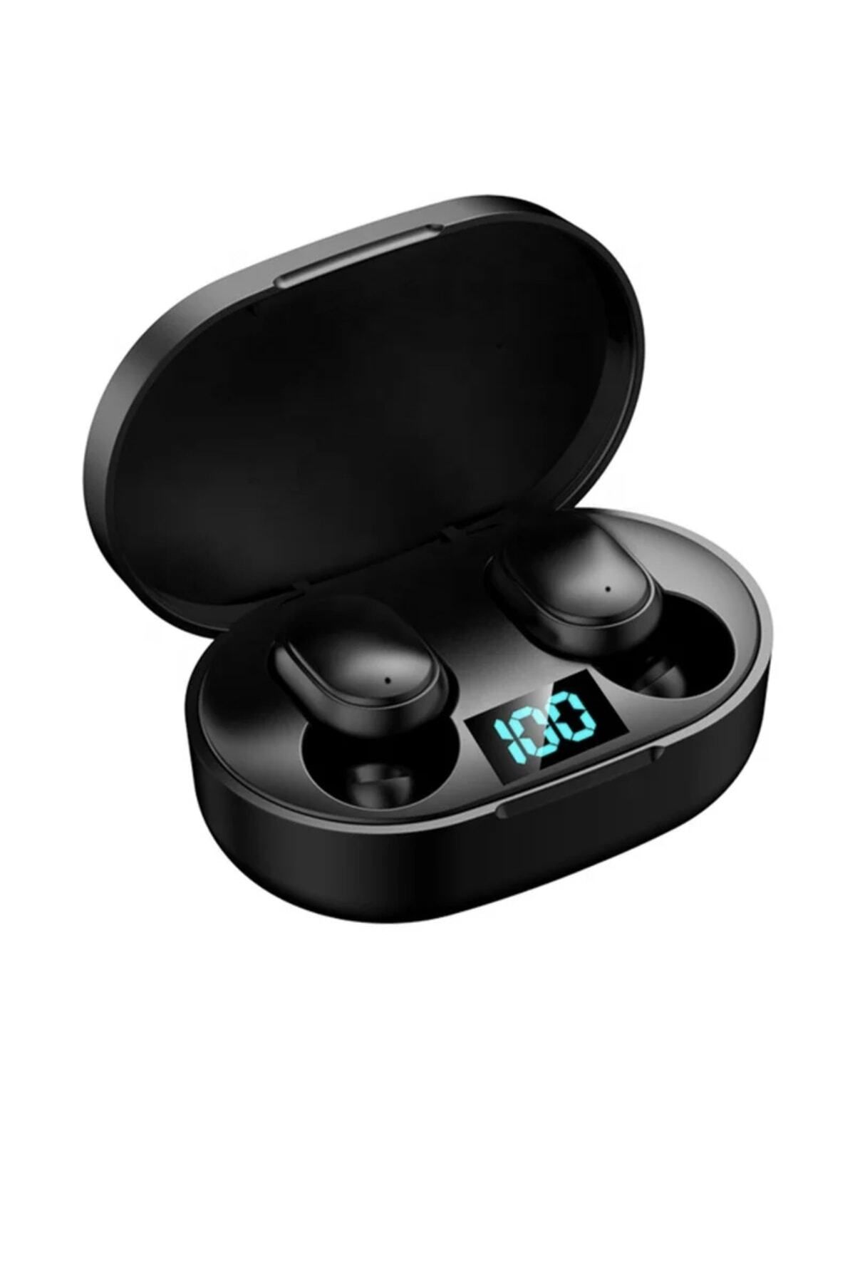 MI E6s Siyah Ledli Şarj Göstergeli 5.0 Bluetooth Kulaklık