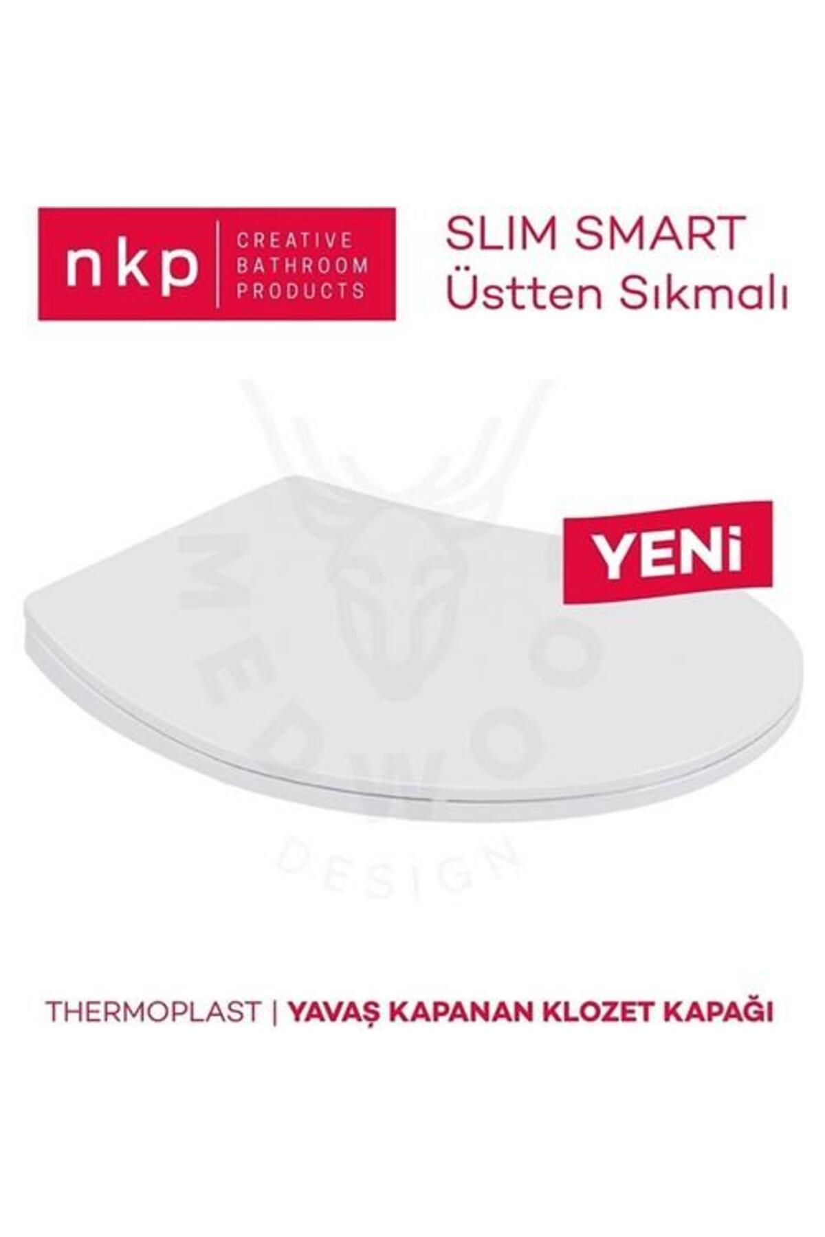 NKP Slim Smart Thermoplast Yavaş Kapanan Klozet Kapağı 0302
