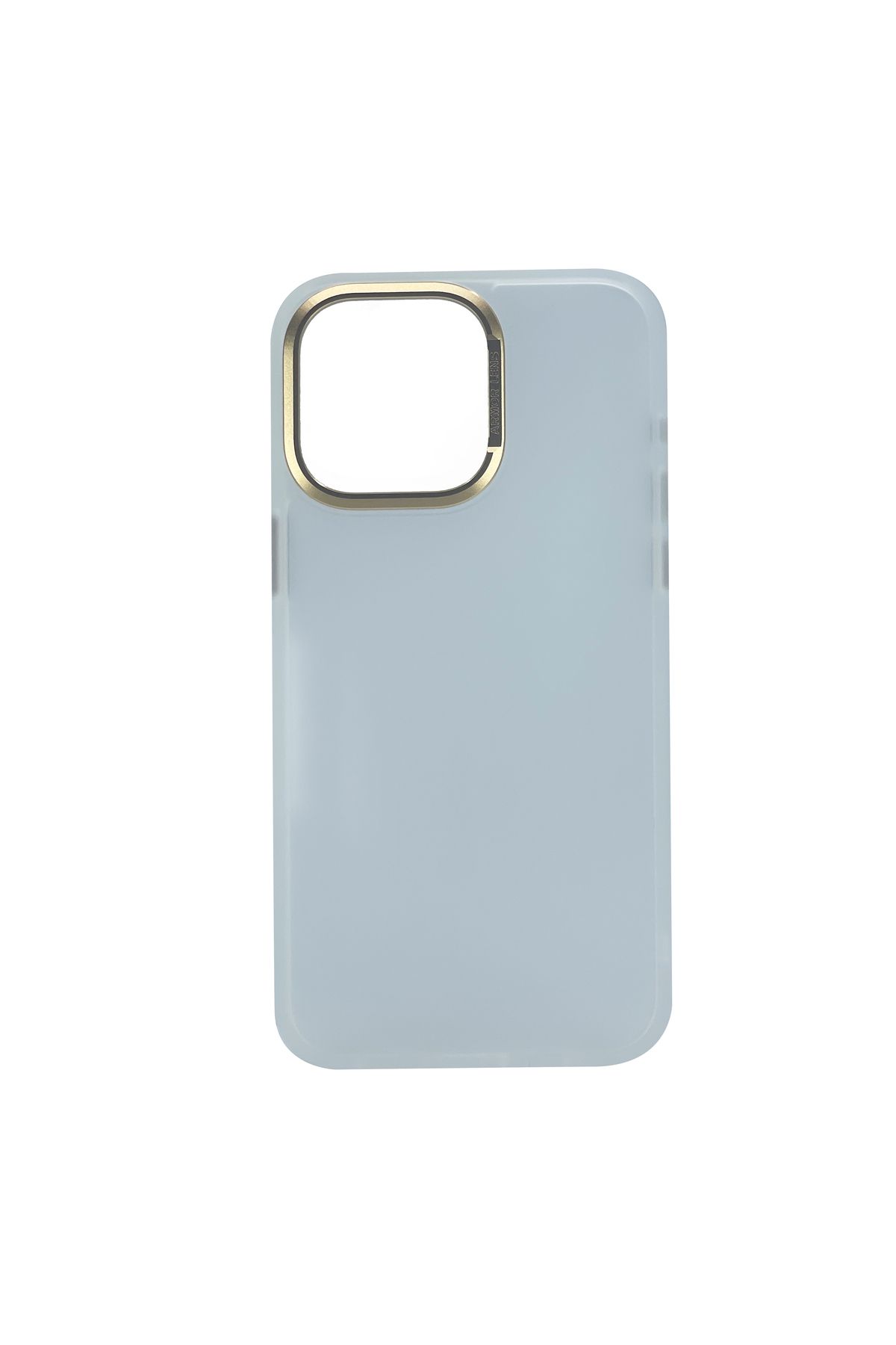 Nettech Apple iPhone 15 Pro Uyumlu Mat Renkli Paste Seri Arka Koruma Kılıf - Gold