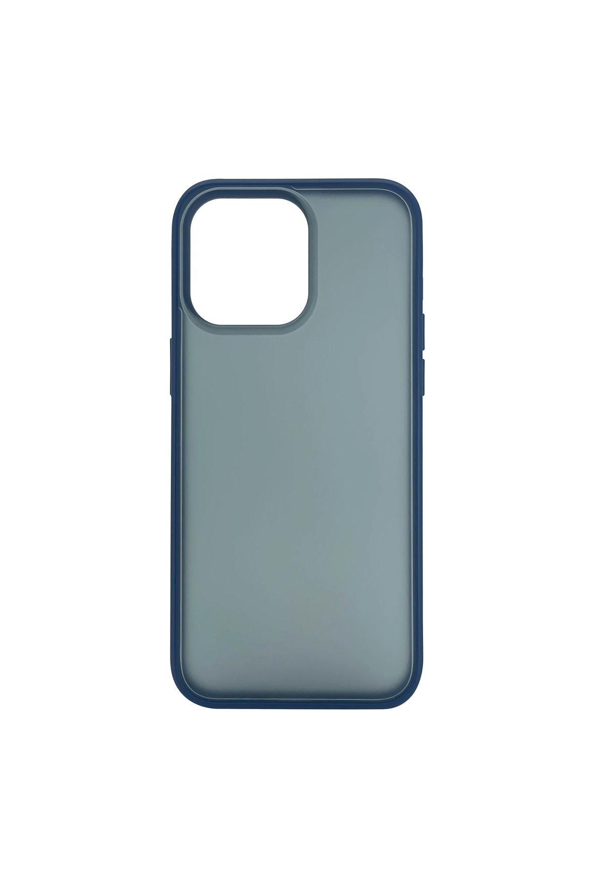 Nettech Apple iPhone 15 Pro Max Uyumlu NT-N006 Renkli Arka Koruma Kılıf - Mavi