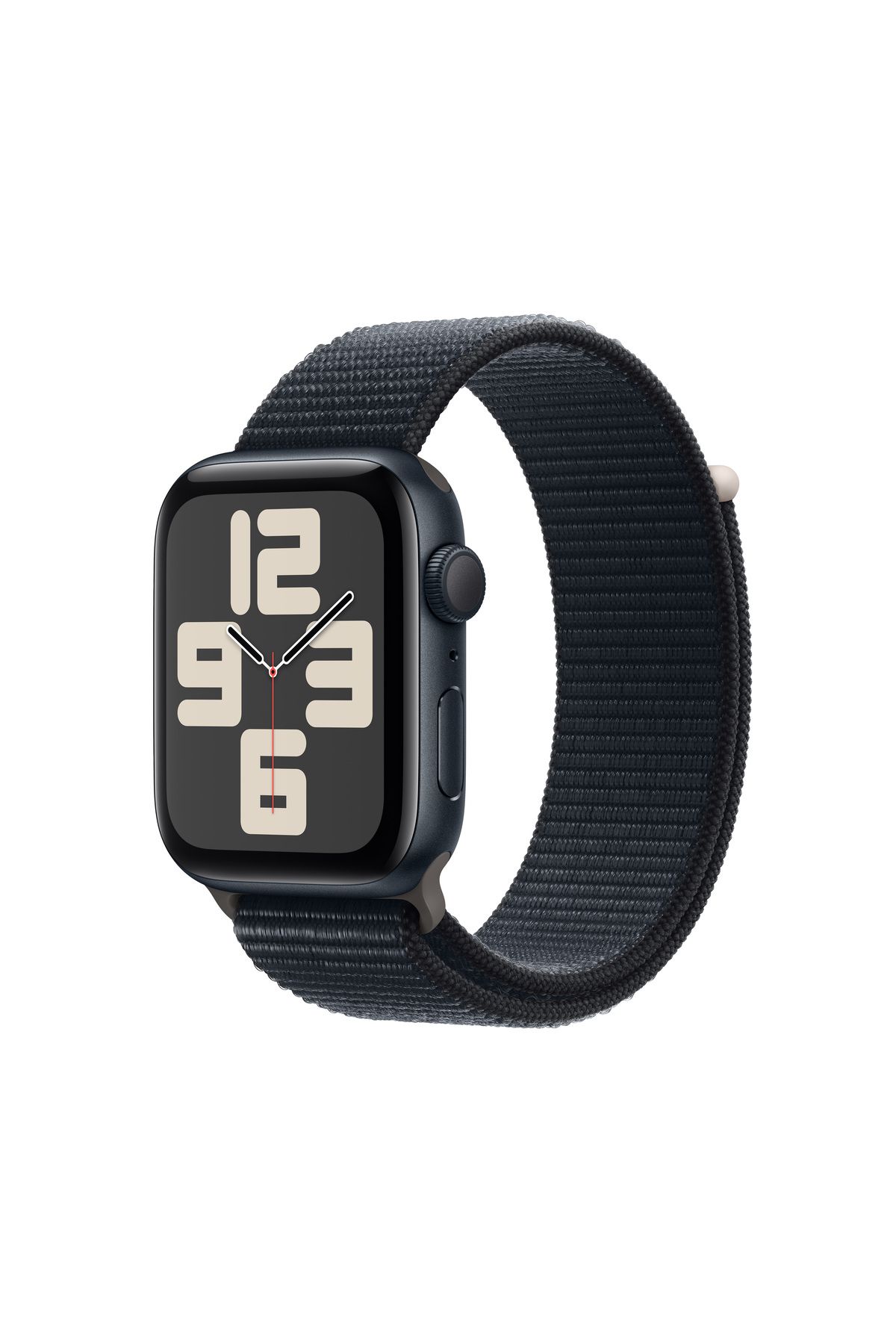 Apple Watch SE GPS 44mm Gece Yarısı Alüminyum Kasa ve Gece Yarısı Spor Loop