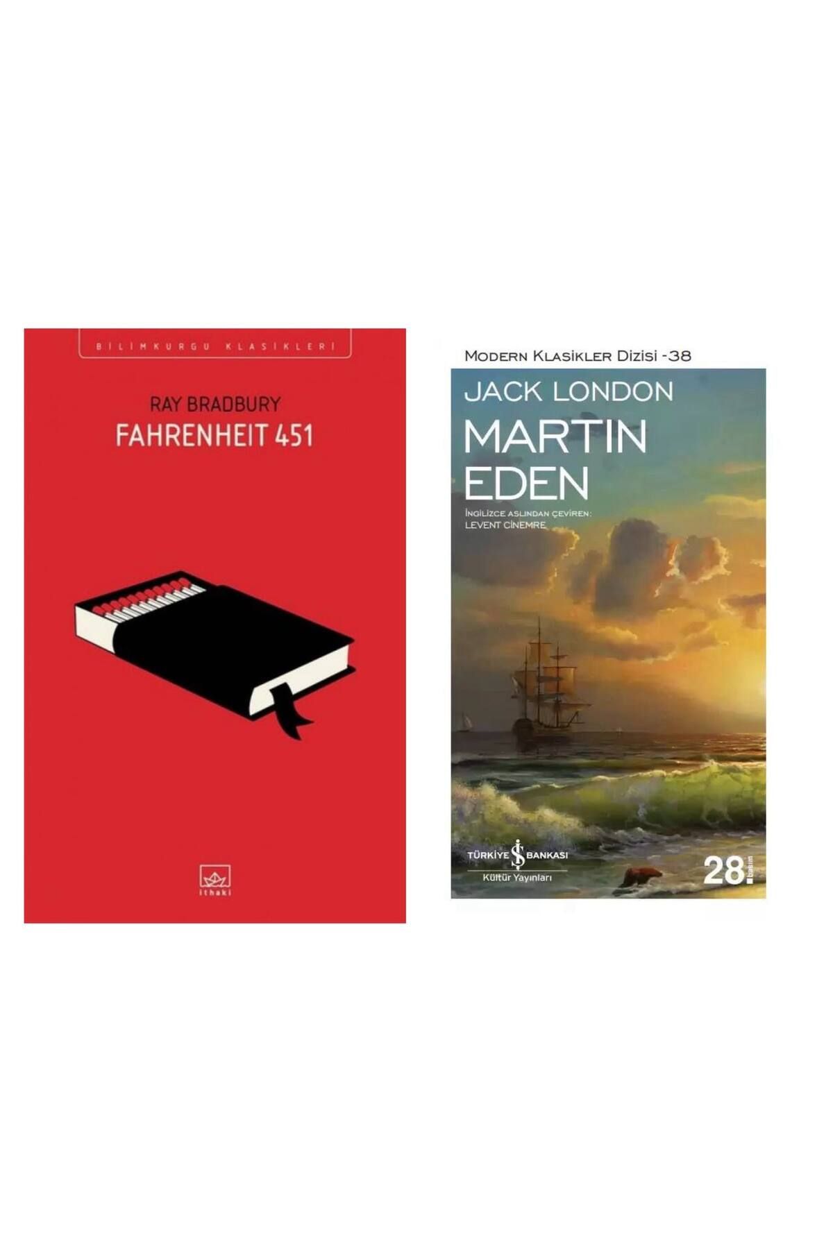 İthaki Yayınları Fahrenheit 451 Ray Bradbury - Martin Eden Jack London