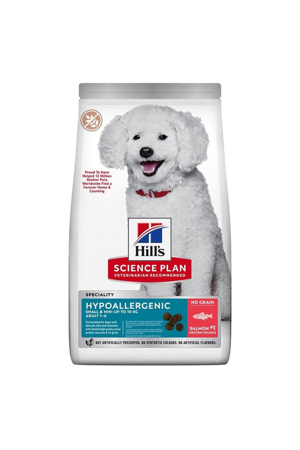 Hill's Hills Hypoallergenic Somonlu Küçük Irk Yetişkin Köpek Maması 1.5kg