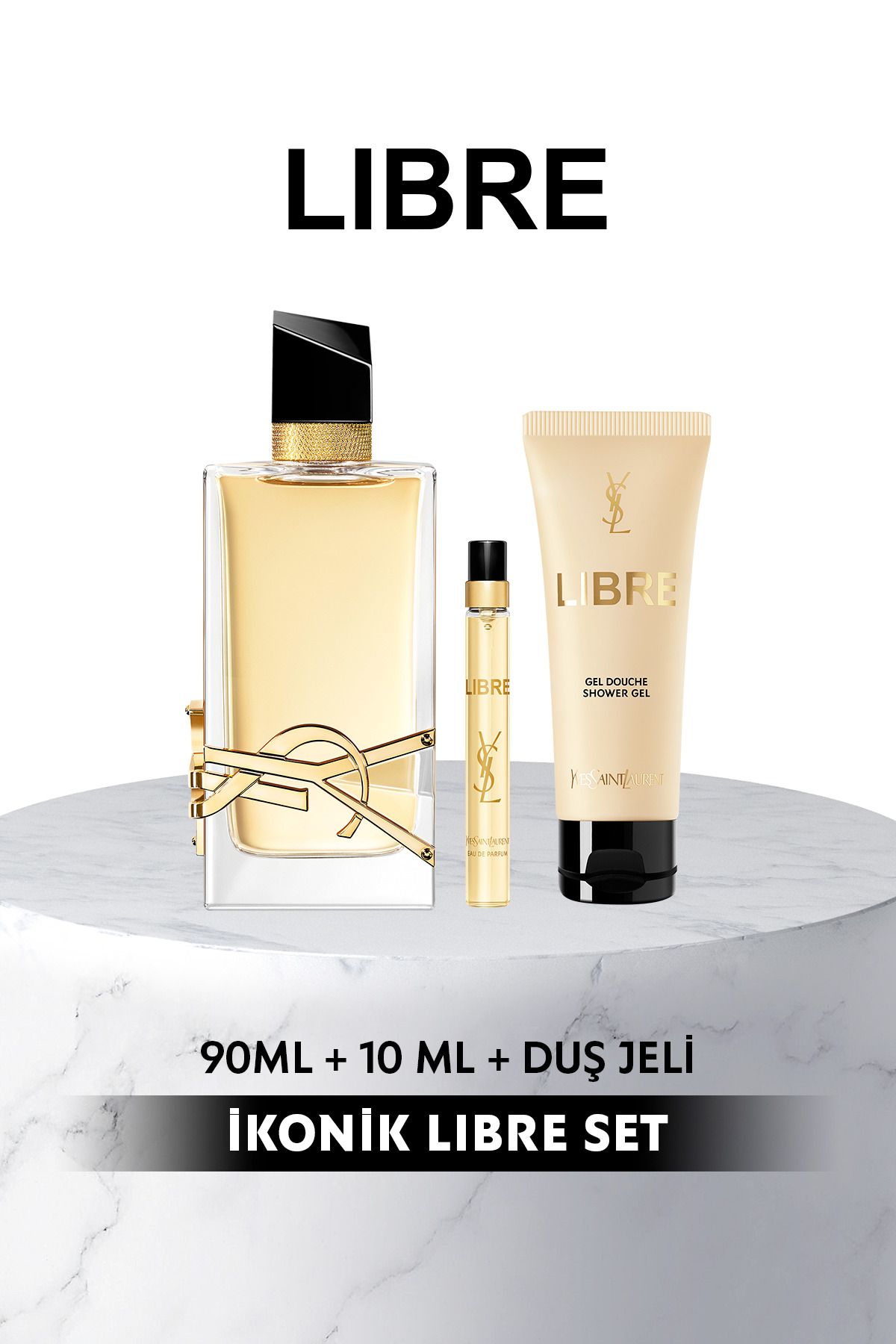 Yves Saint Laurent Libre Edp 90 Ml & 10 Ml & Duş Jeli Parfüm Seti 7829999999100