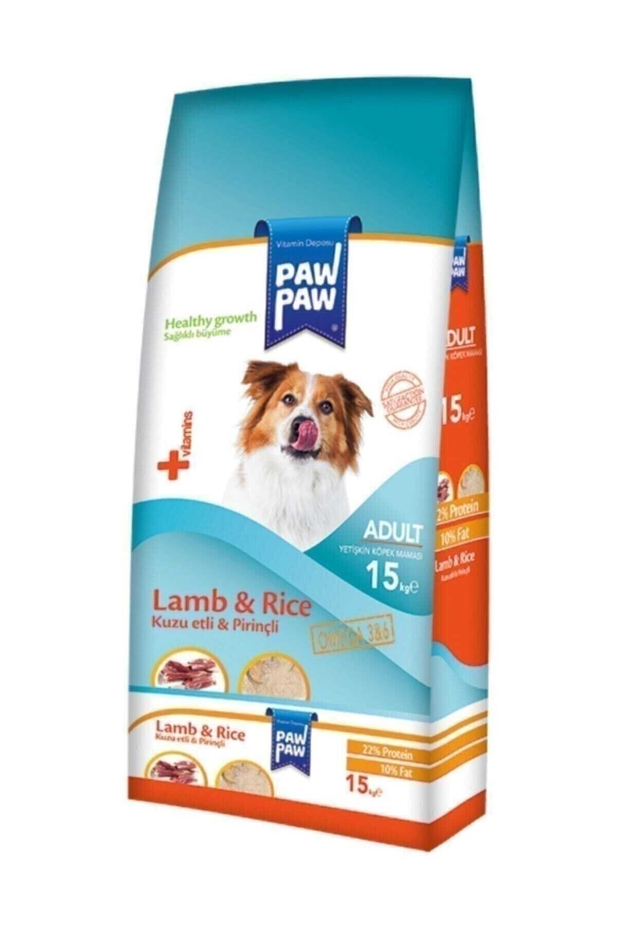 Paw Paw Kuzu Etli Ve Pirinçli Yetişkin Köpek Maması 15 Kg