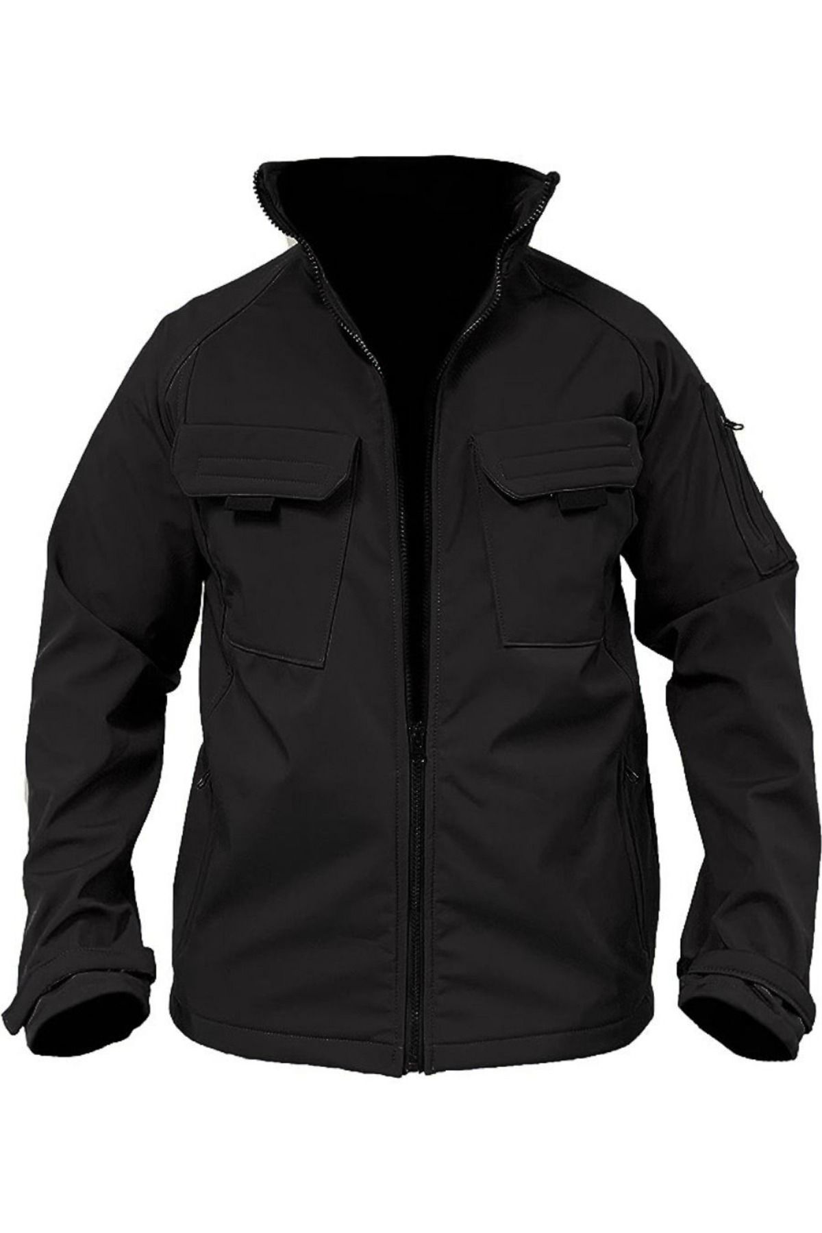 GENIUS STORE Store Erkek Softshell Spor Mont Içi Polarlı Su Ve Rüzgar Geçirmez Cepli Outdoor Combat Mont