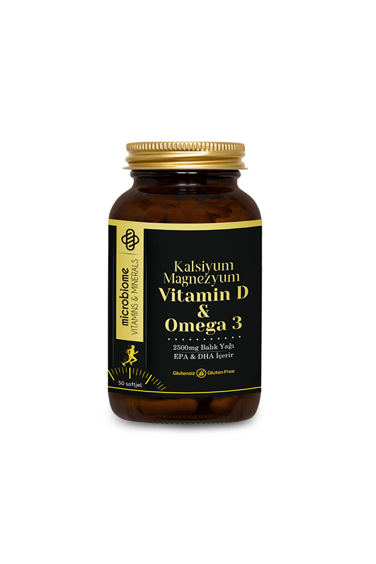 Microbiome Kalsiyum, Magnezyum, Vitamin D & Omega 3 50 Softjel