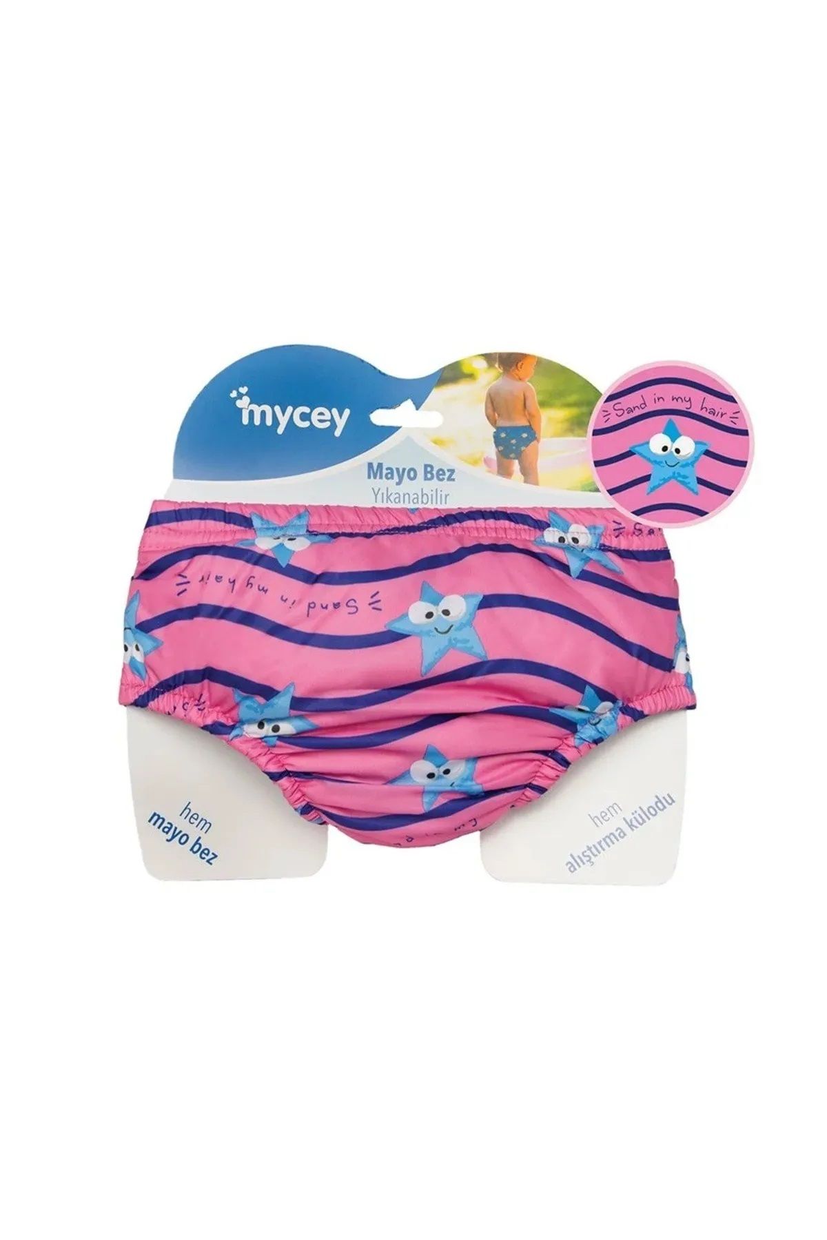 mycey Mayo Bebek Bezi Deniz Yıldızı M Beden ( 12-14 KG)