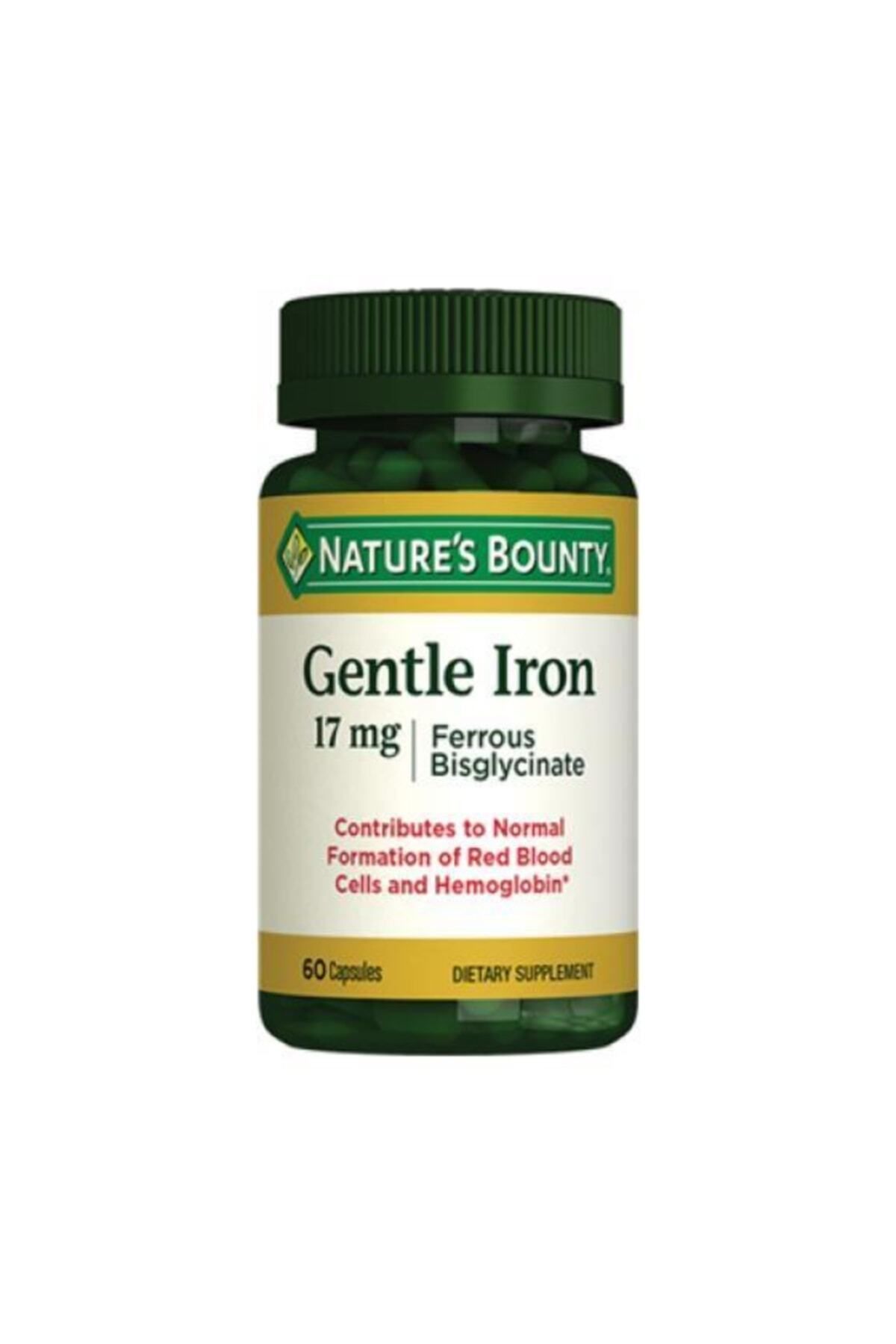 Natures Bounty Gentle Iron 17 Mg - 60 Kapsül