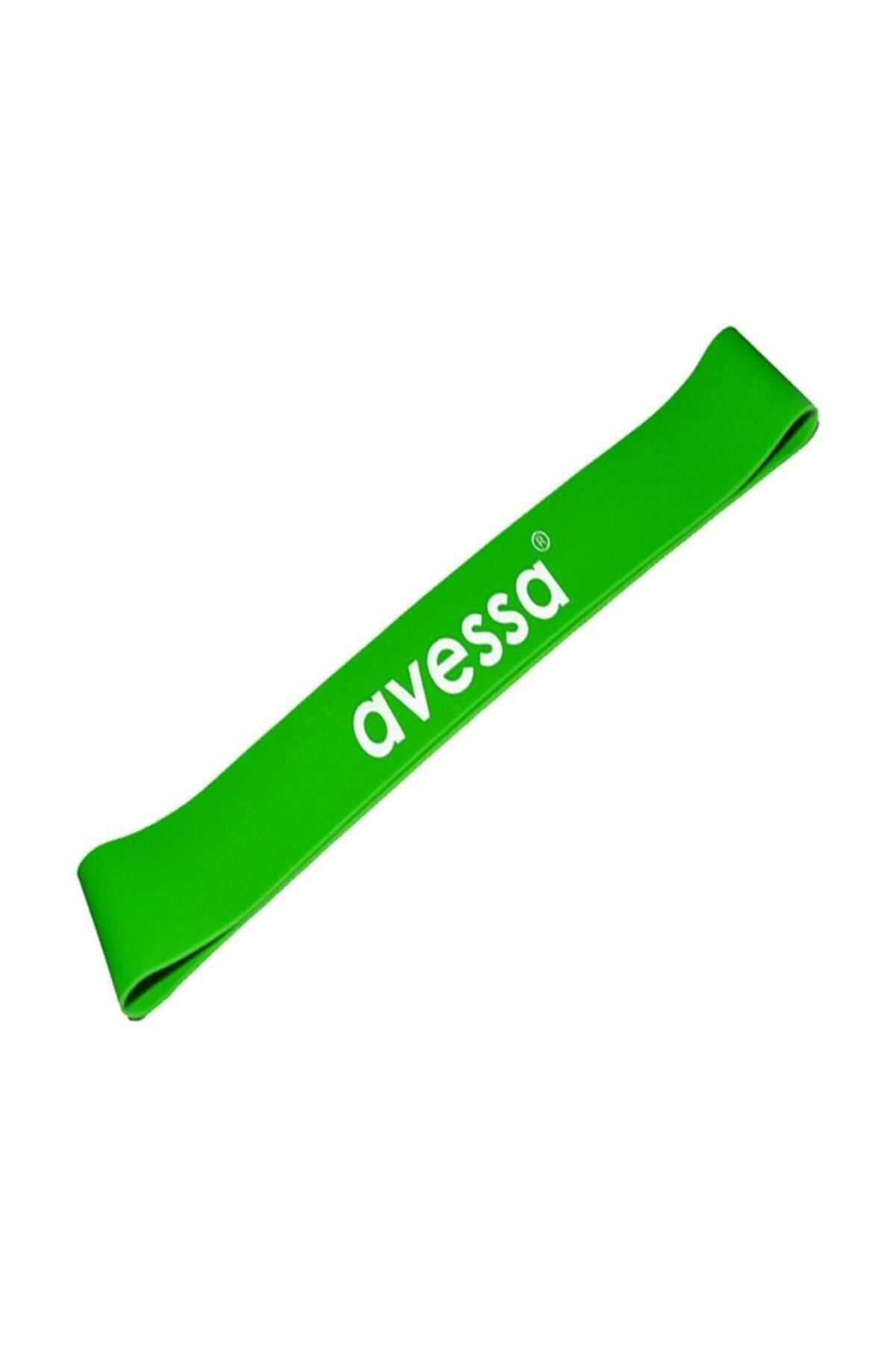 Avessa Latex Aerobik Band Orta Sertlik Yeşil Renk Lab 200