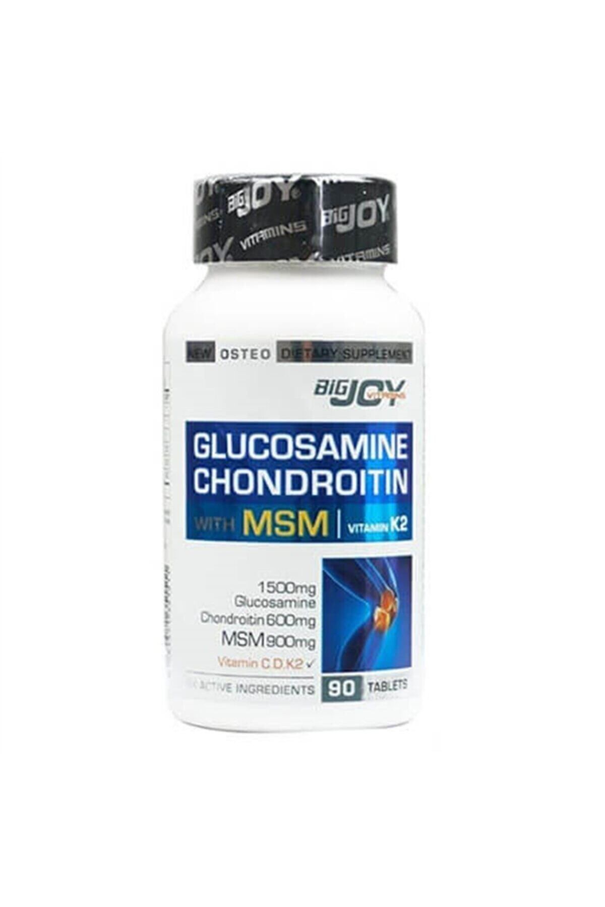 Big Joy Bigjoy Vitamins Glucosamine Chondroitin Msm 90 Tablet