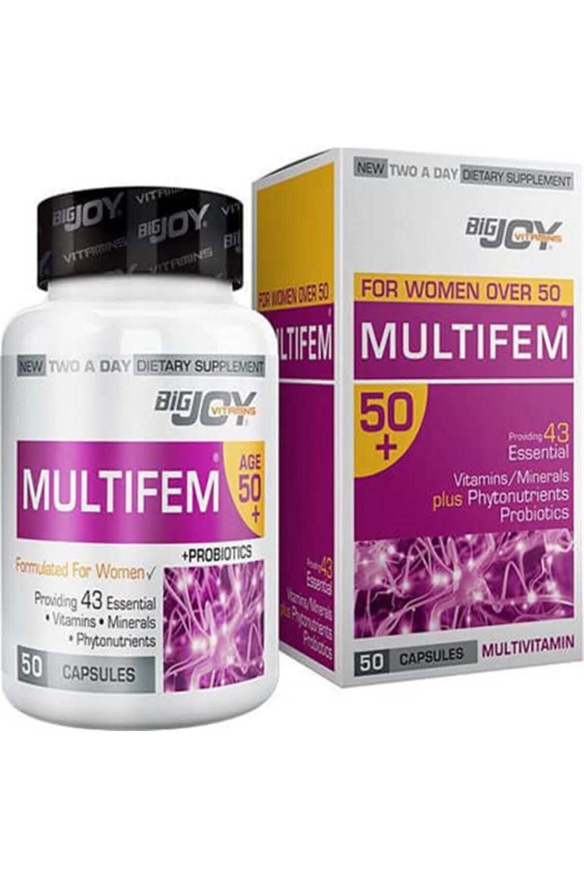 Big Joy Bigjoy Vitamins Multifem 50+ 50 Kapsül