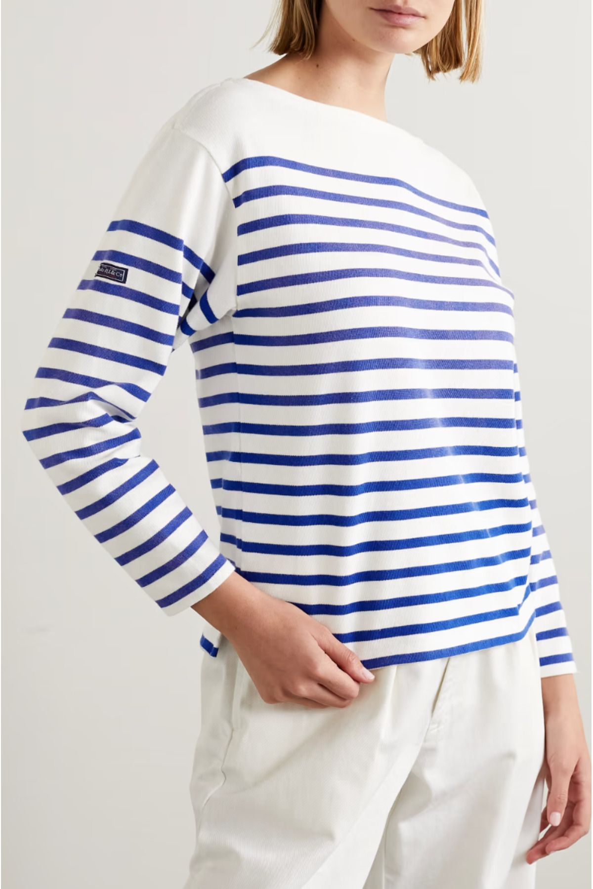 Ralph Lauren Mariner Striped Cotton-Jersey Sweater