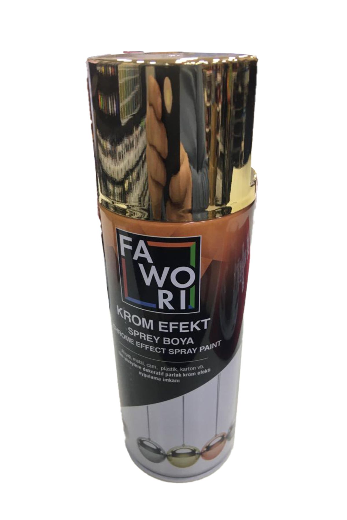 Fawori krom efekt sprey boya - Altın Yaldız-400ml
