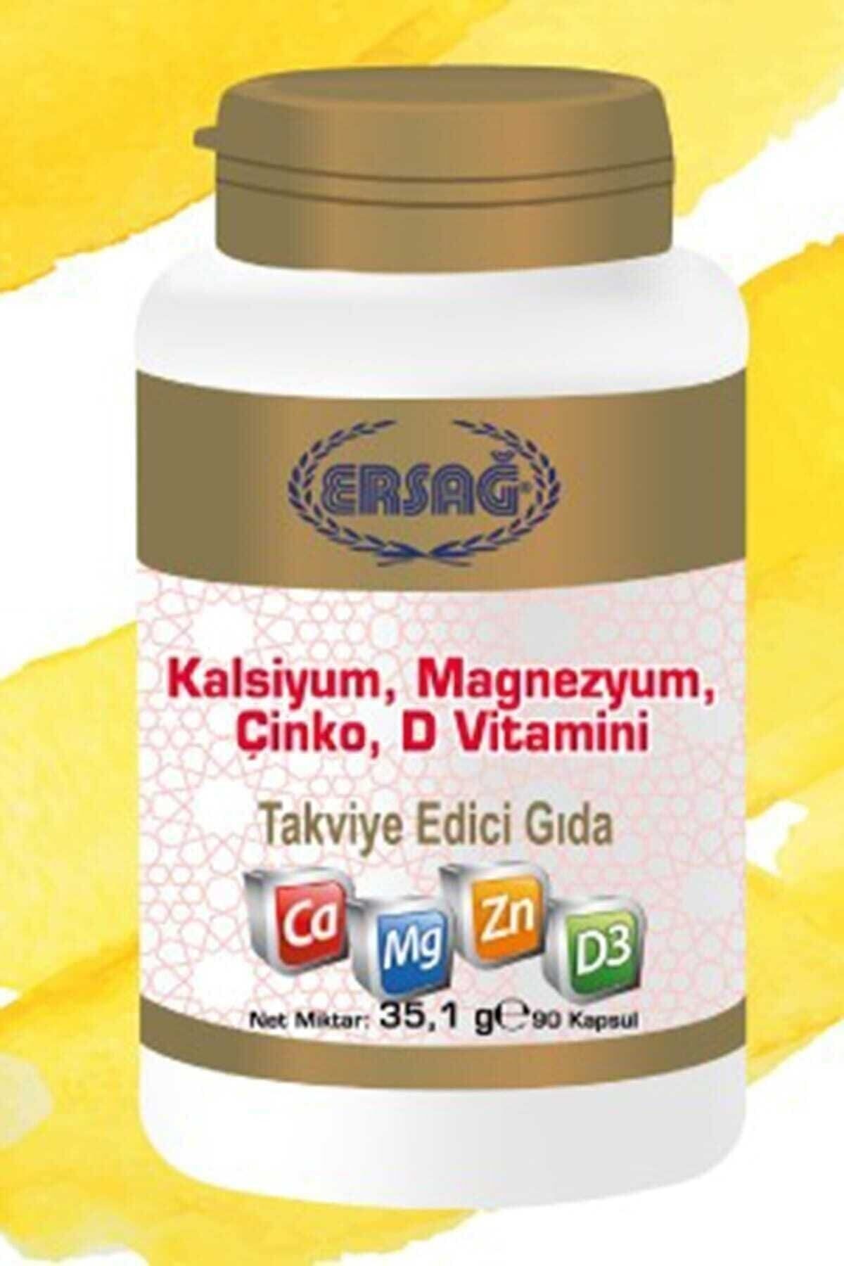 Ersağ Kalsiyum Magnezyum, Çinko D Vitamini