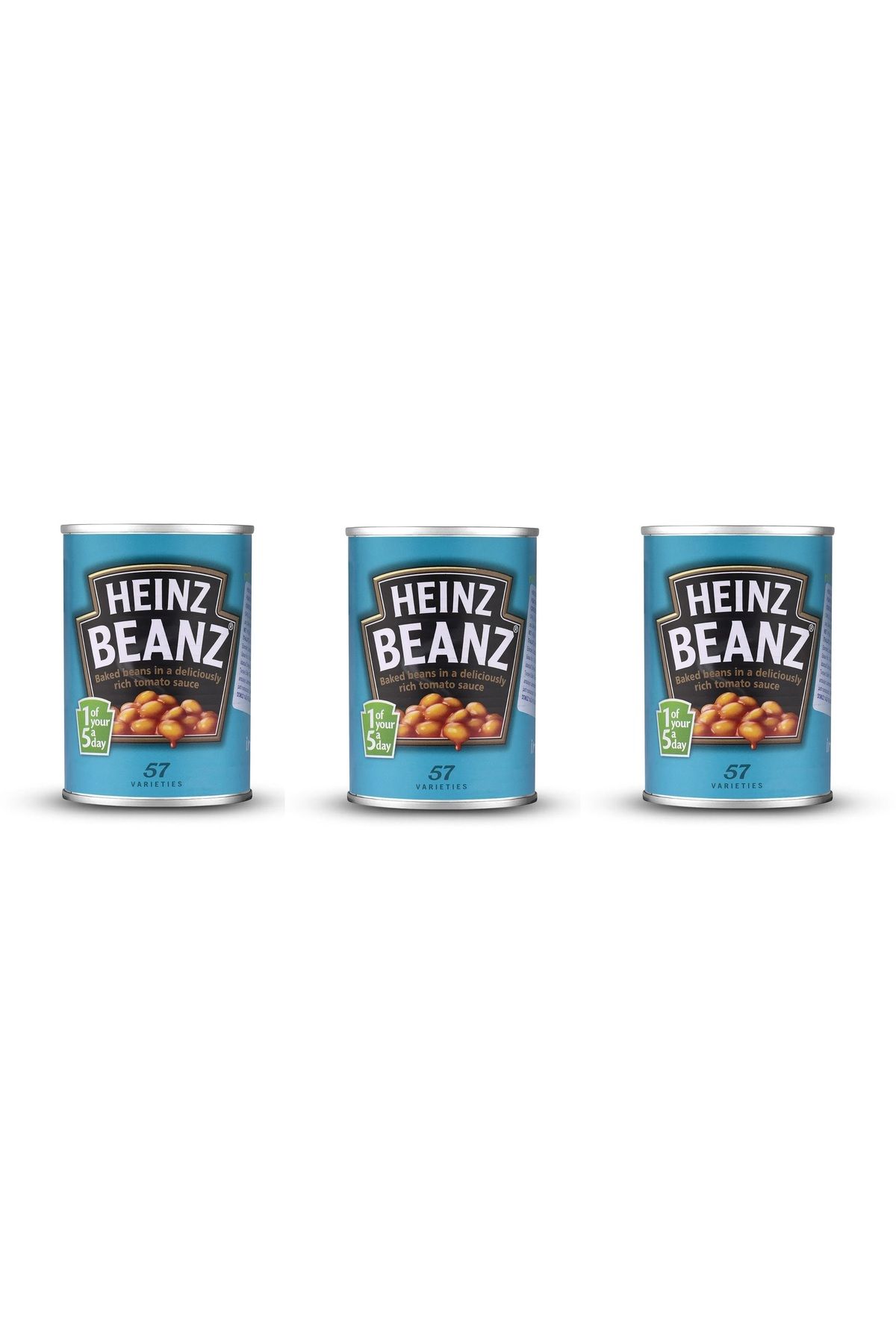 Heinz Baked Beans Pişmiş Fasulye Konservesi 415 G x 3 Adet