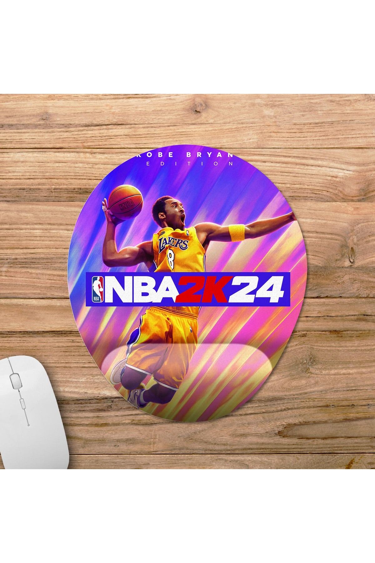 Pixxa NBA 2K24 Bilek Destekli Mousepad Model - 2 Oval
