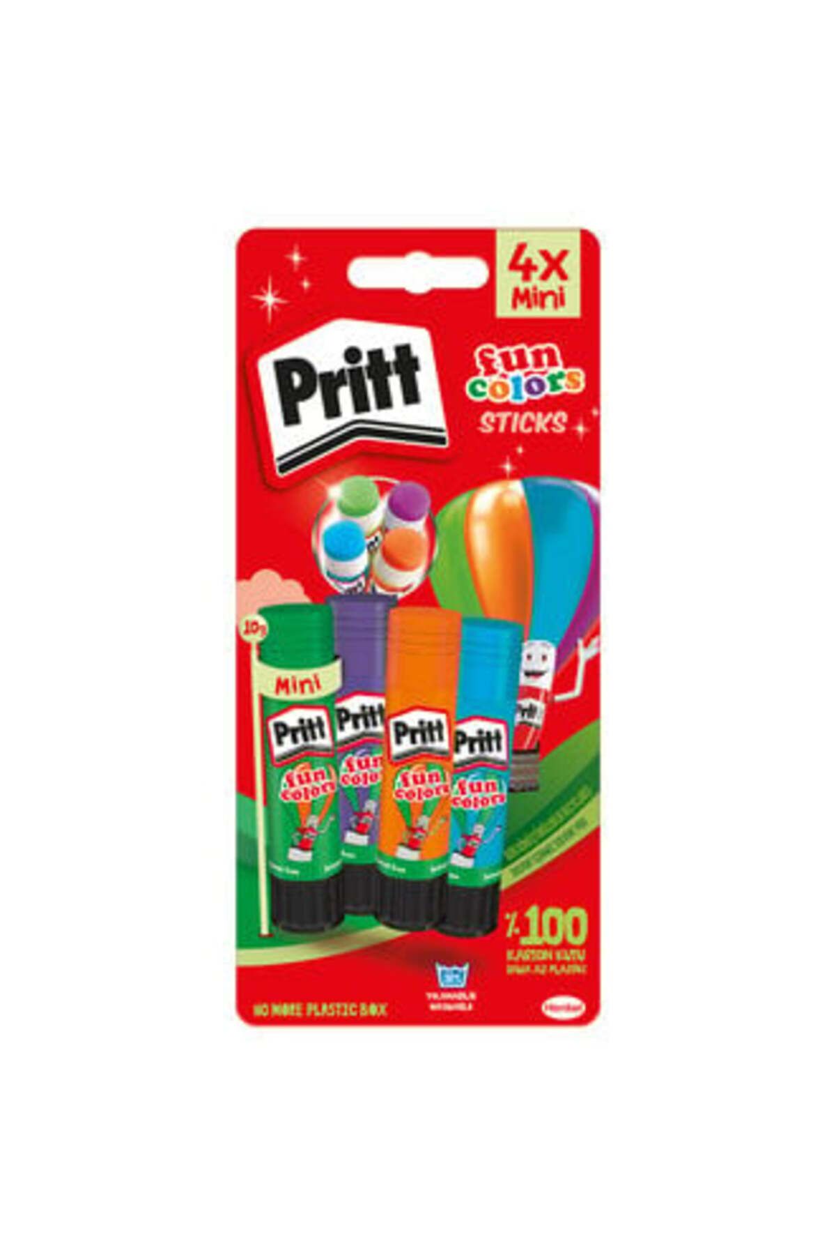Pritt Fun Colors Stick 4x10 G ( 1 ADET )