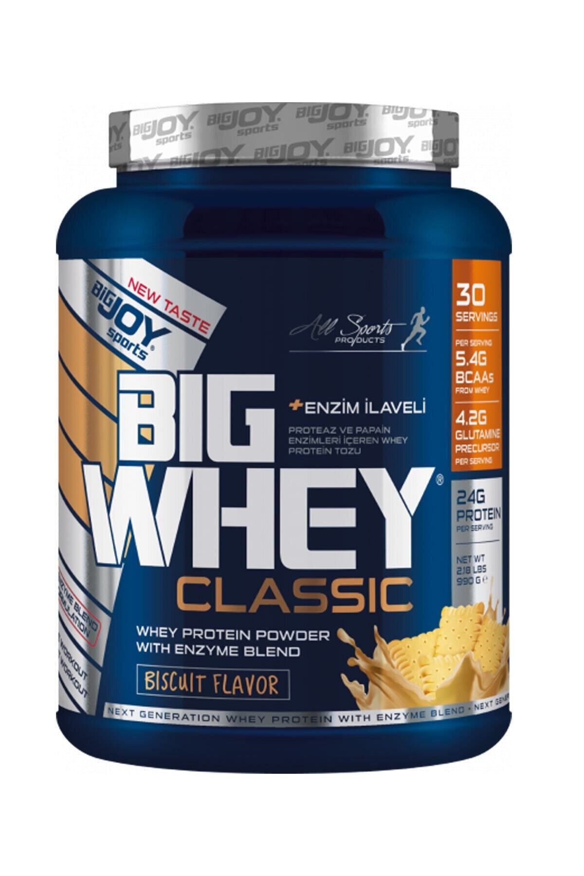Big Joy Big Whey Classic Whey Protein 915 gr Bisküvi Aromalı